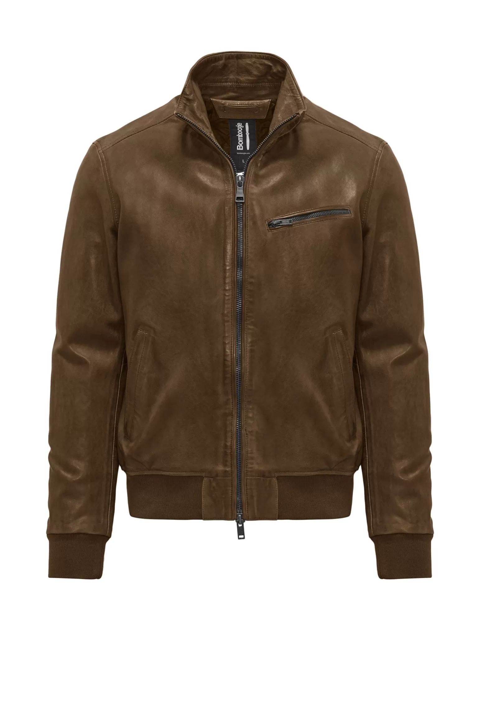 Uomo Bomboogie Bomber In Pelle Foo