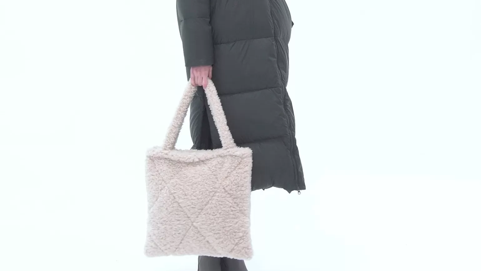 Donna Bomboogie Borsa Shopper In Sherpa