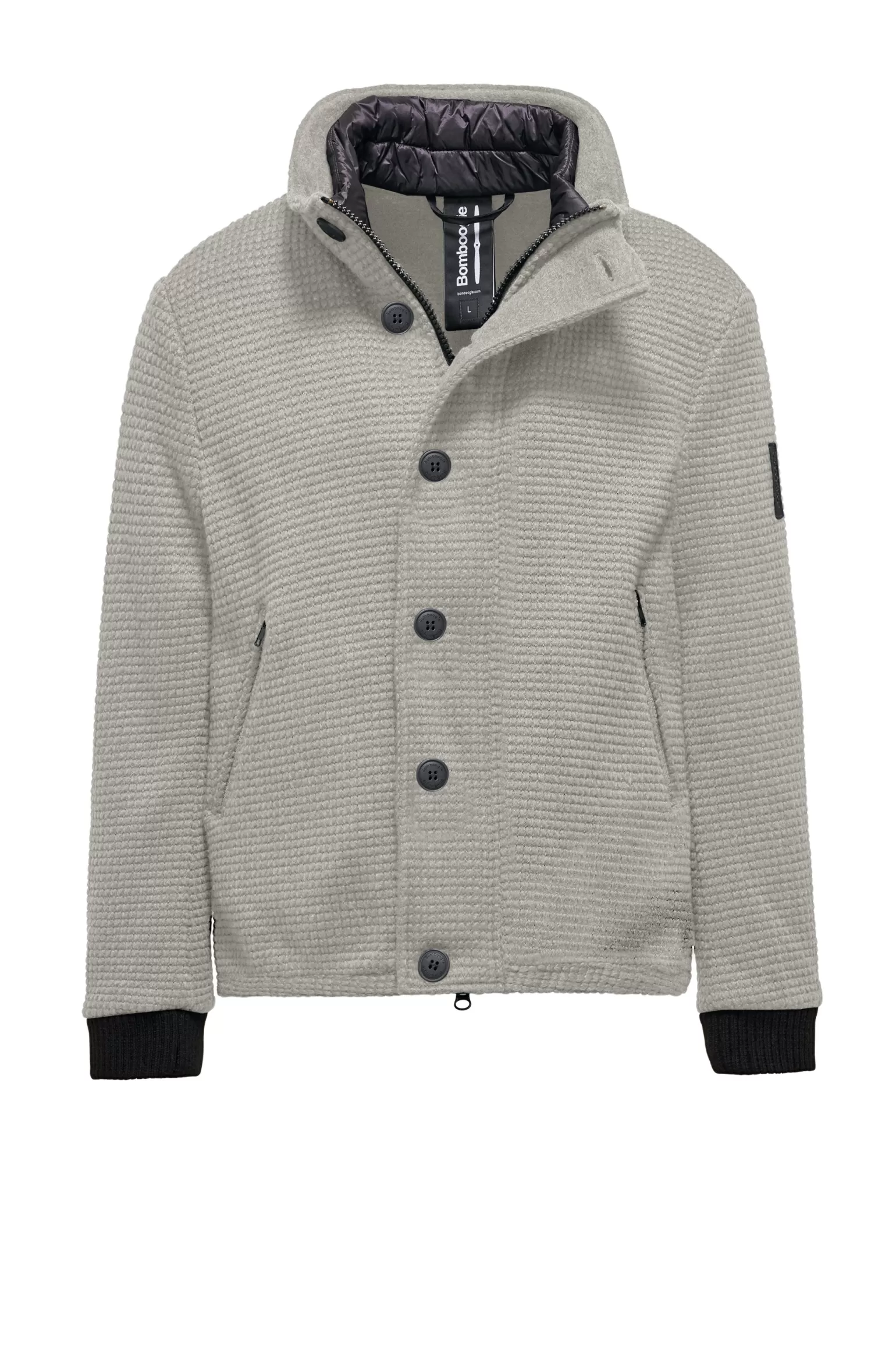 Uomo Bomboogie Cappotto Corto In Lana Cotta Con Bottoni