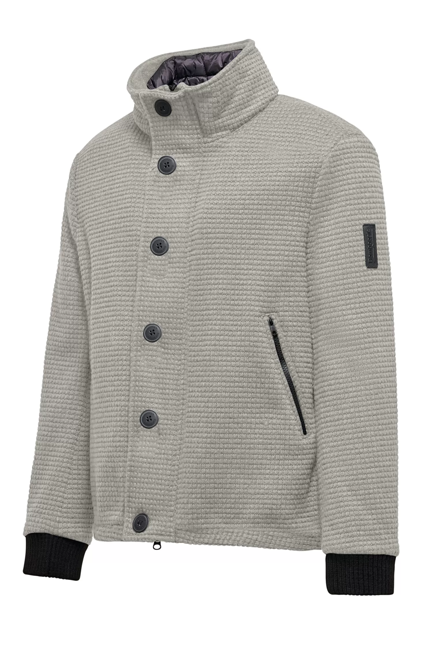 Uomo Bomboogie Cappotto Corto In Lana Cotta Con Bottoni