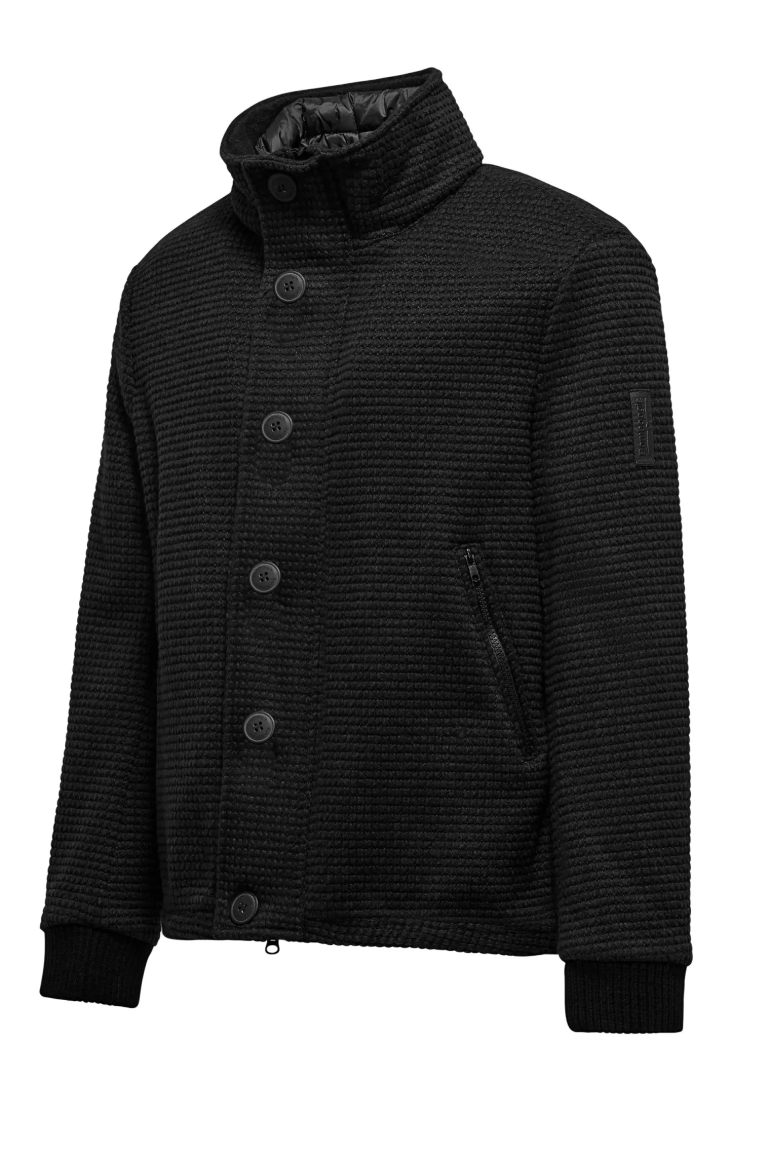 Uomo Bomboogie Cappotto Corto In Lana Cotta Con Bottoni