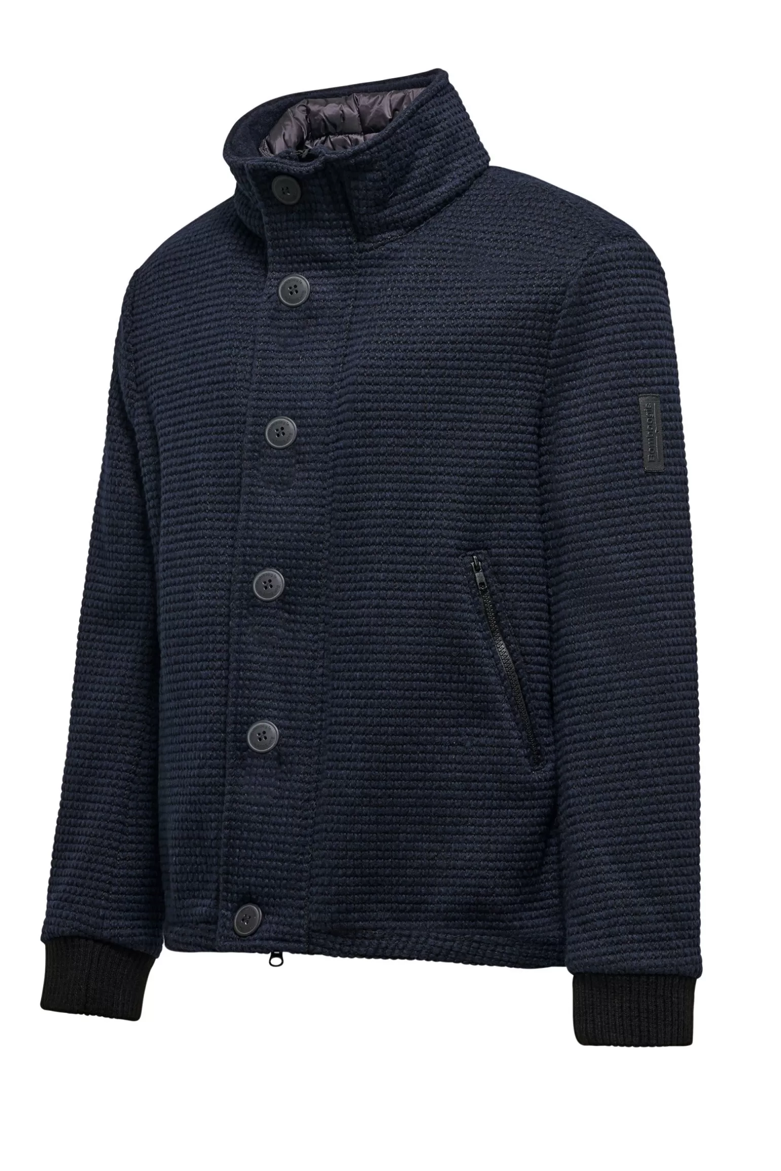 Uomo Bomboogie Cappotto Corto In Lana Cotta Con Bottoni
