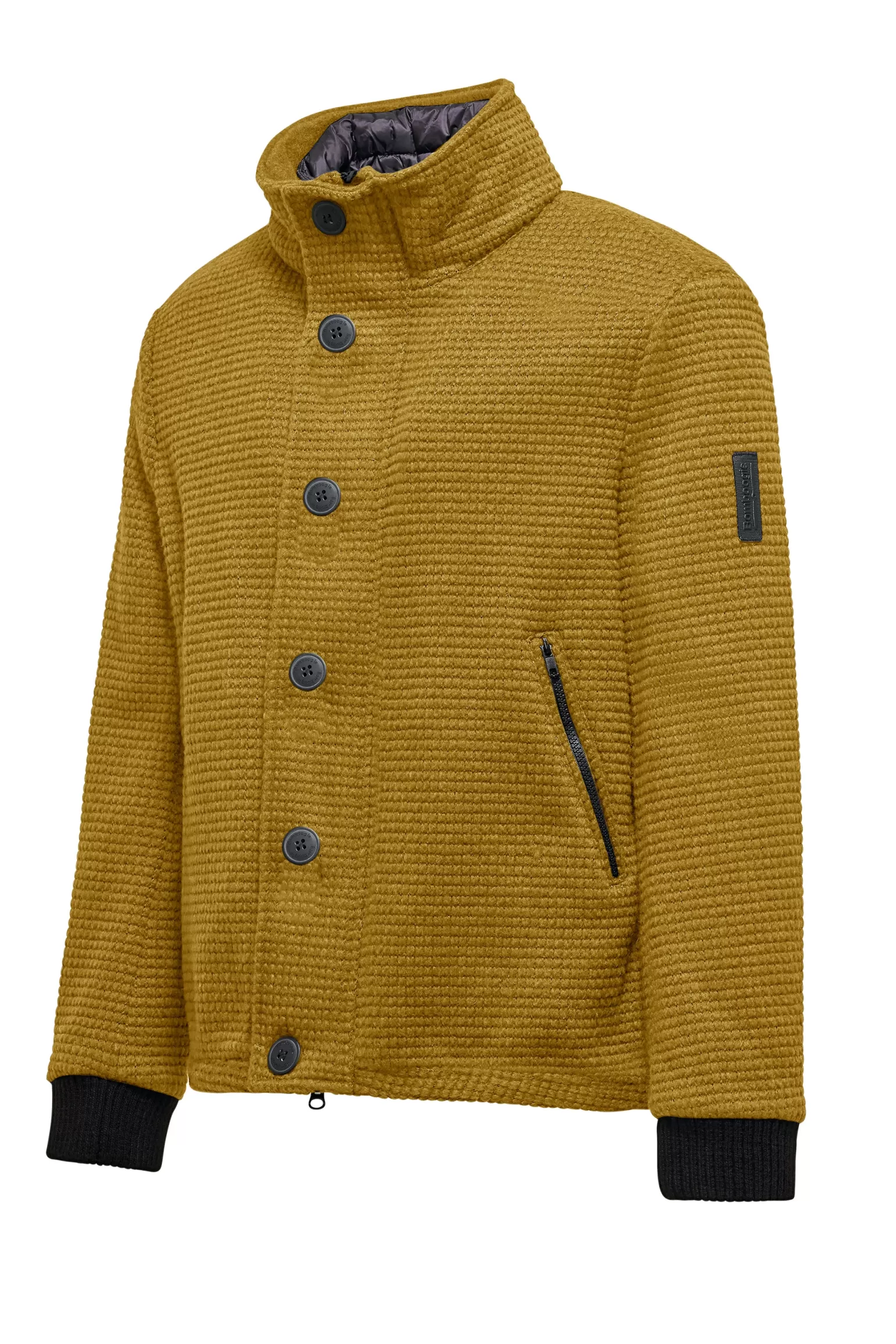 Uomo Bomboogie Cappotto Corto In Lana Cotta Con Bottoni