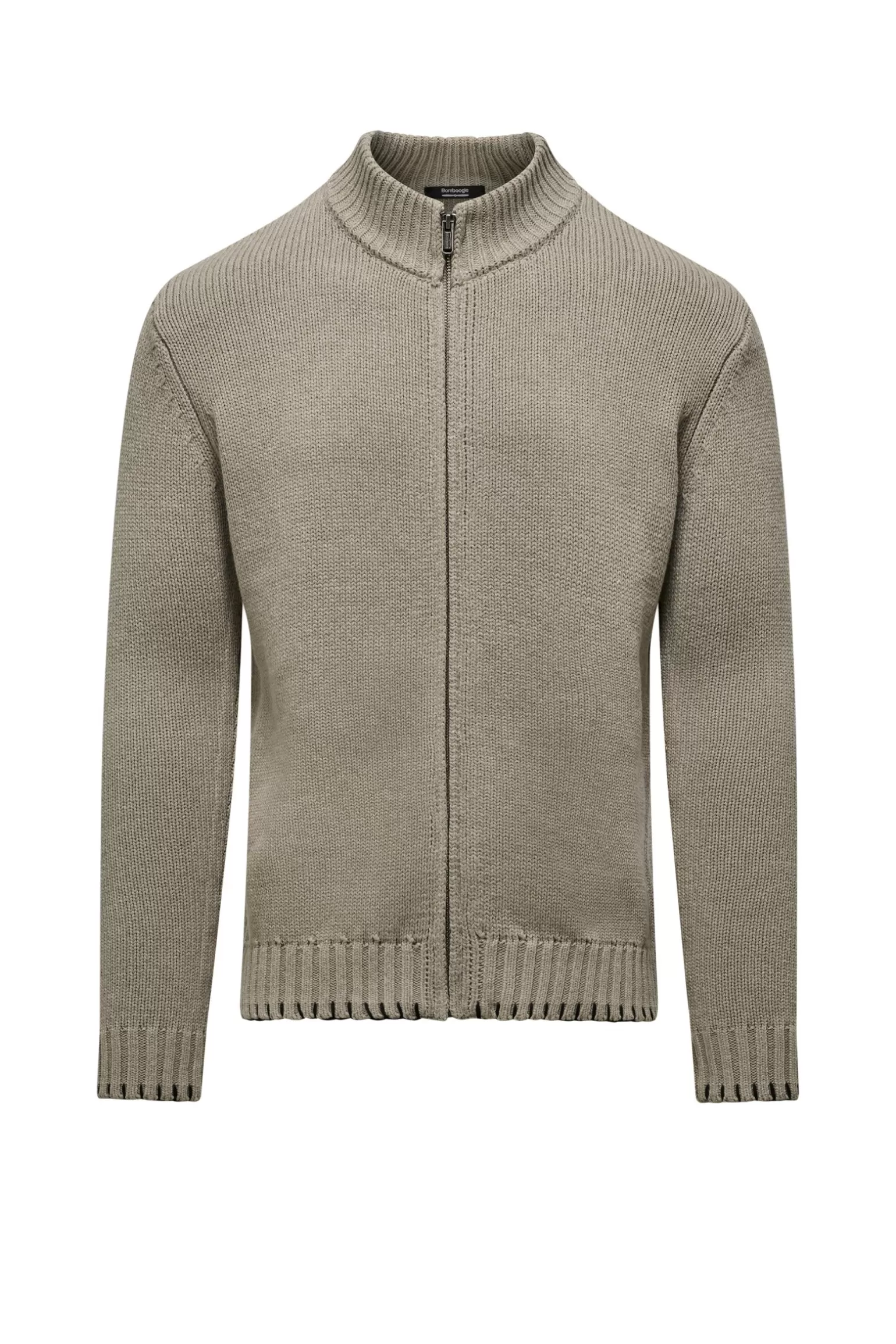 Uomo Bomboogie Cardigan Collo Alto Con Zip