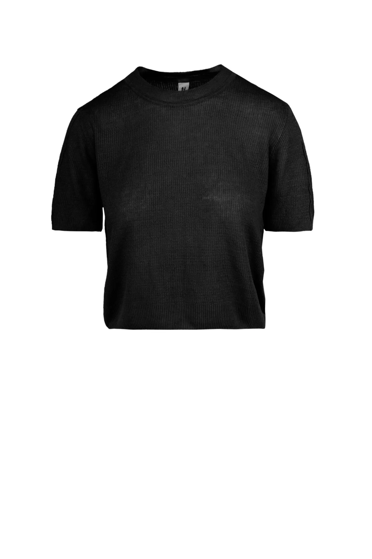 Donna Bomboogie Maglia A Manica Corta Di Lino Cotone