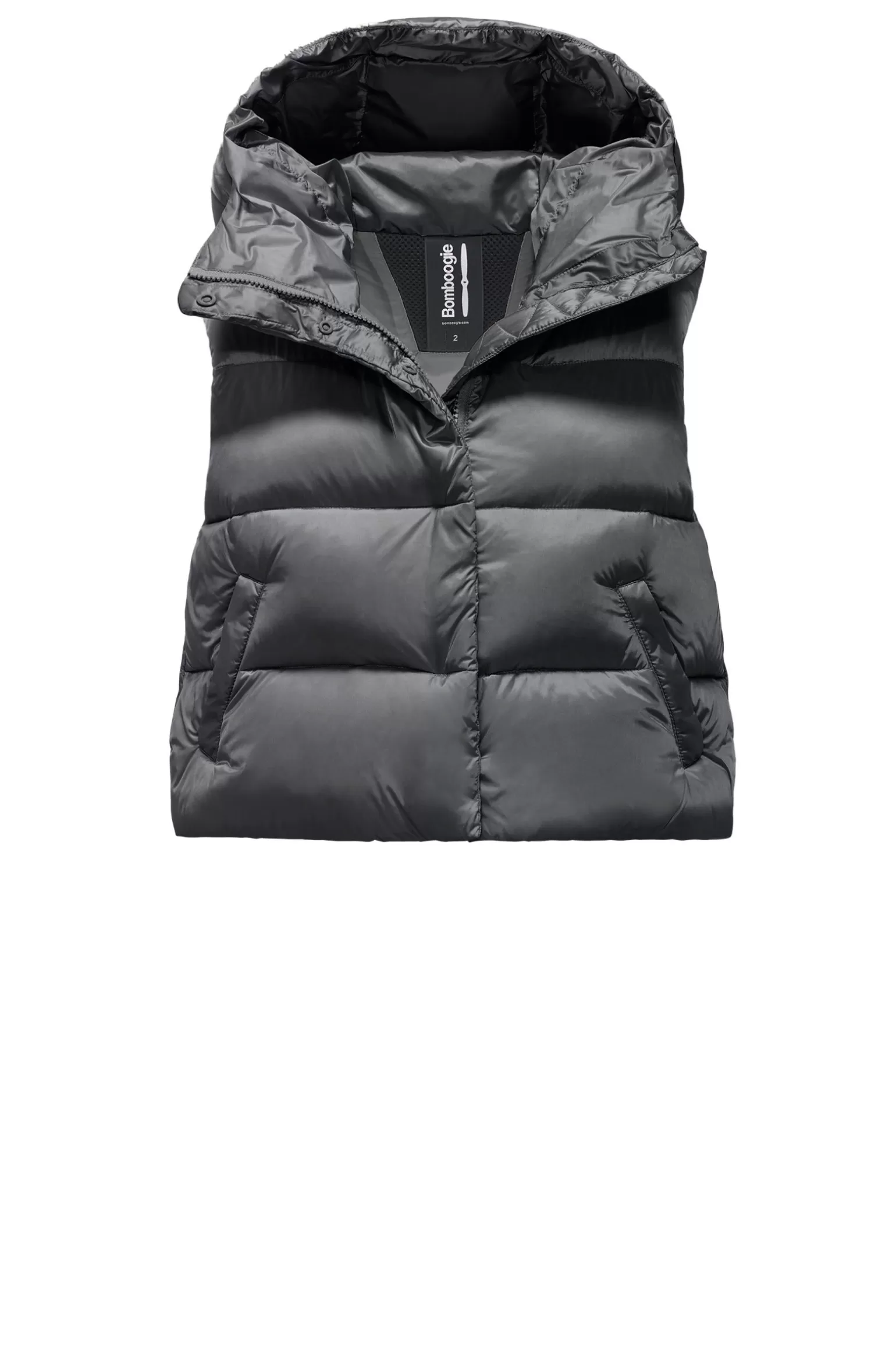 Donna Bomboogie Ottawa Vest - Piumino Corto Smanicato In Nylon Bright