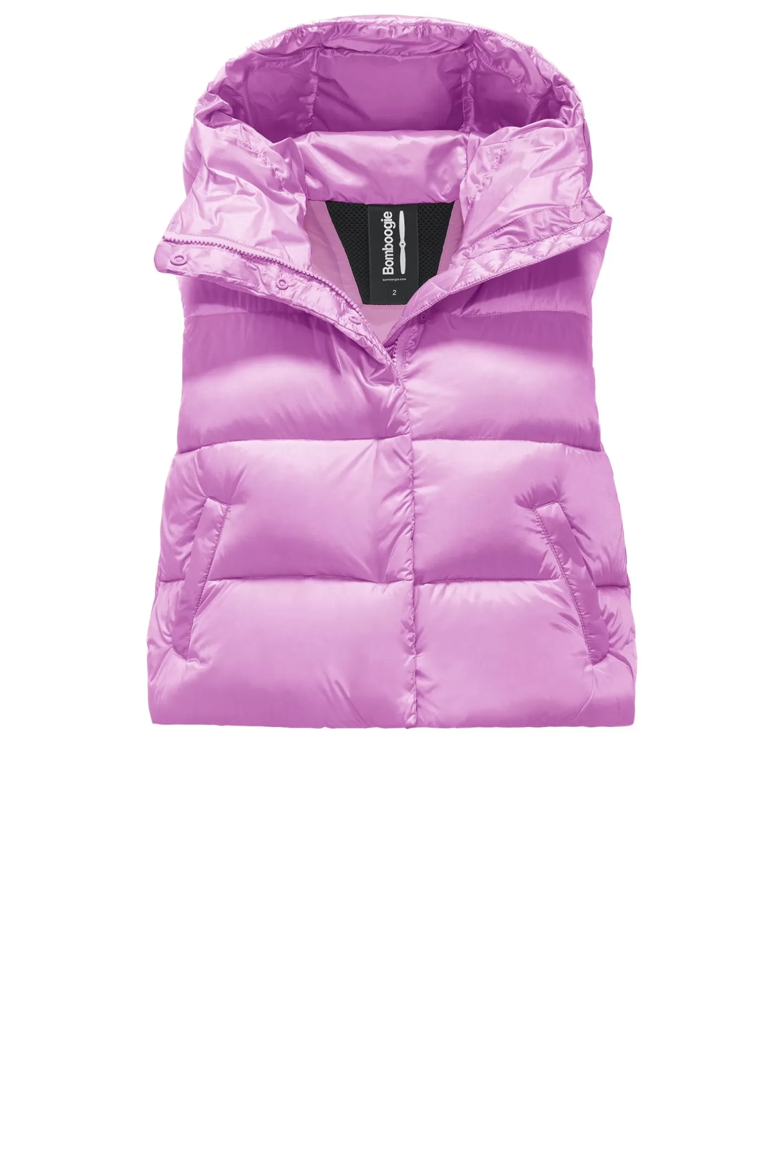 Donna Bomboogie Ottawa Vest - Piumino Corto Smanicato In Nylon Bright