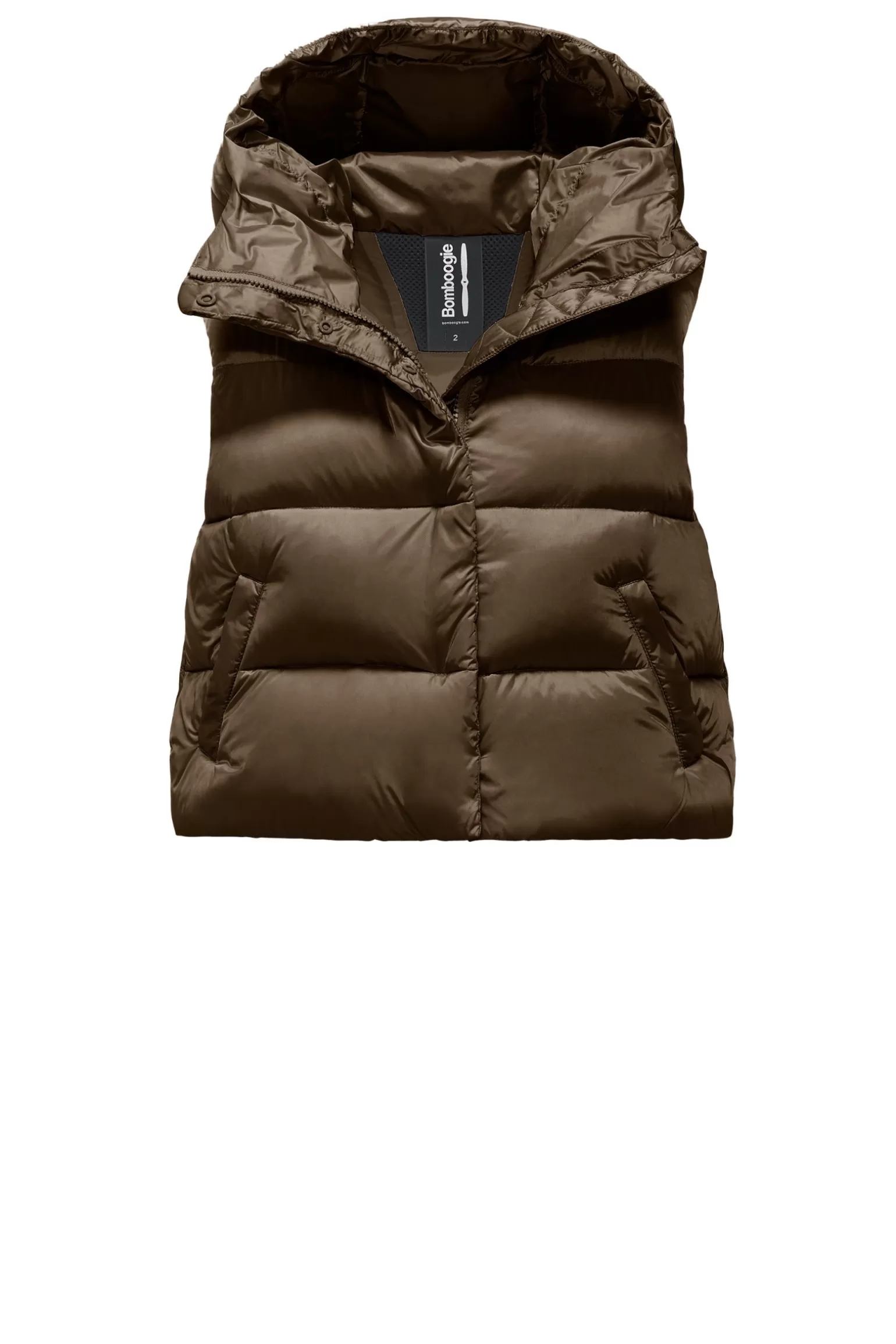 Donna Bomboogie Ottawa Vest - Piumino Corto Smanicato In Nylon Bright
