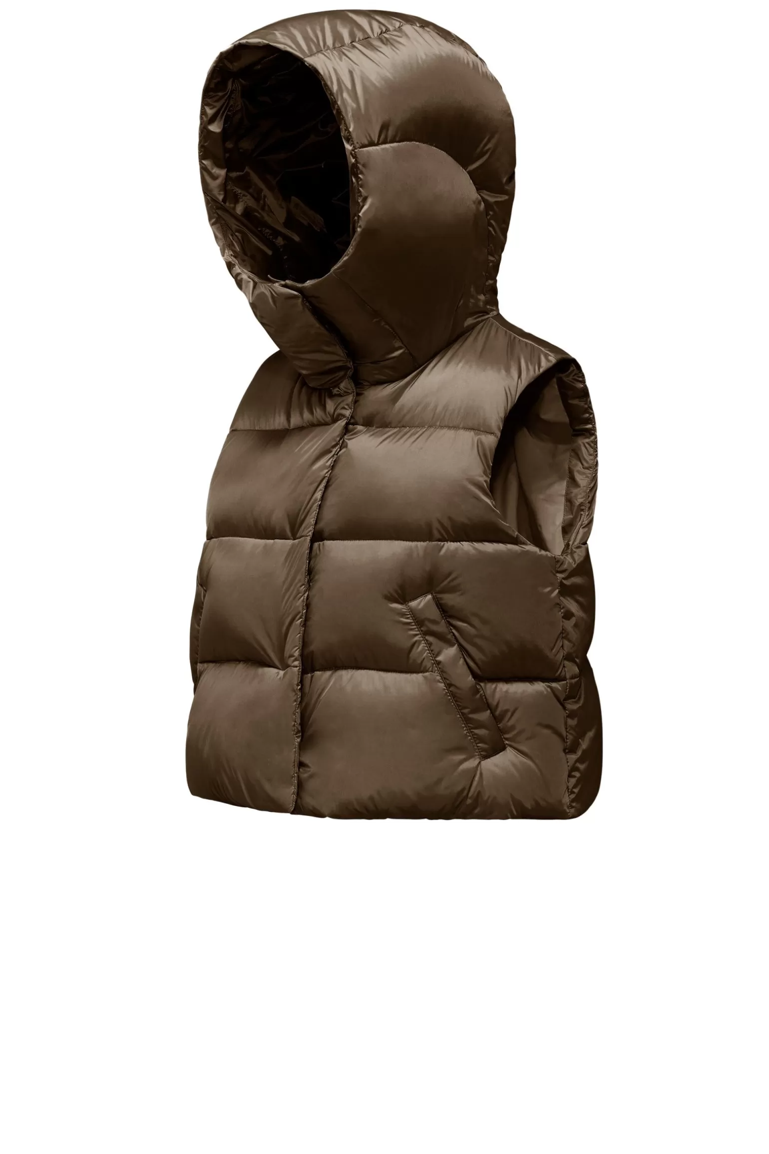 Donna Bomboogie Ottawa Vest - Piumino Corto Smanicato In Nylon Bright