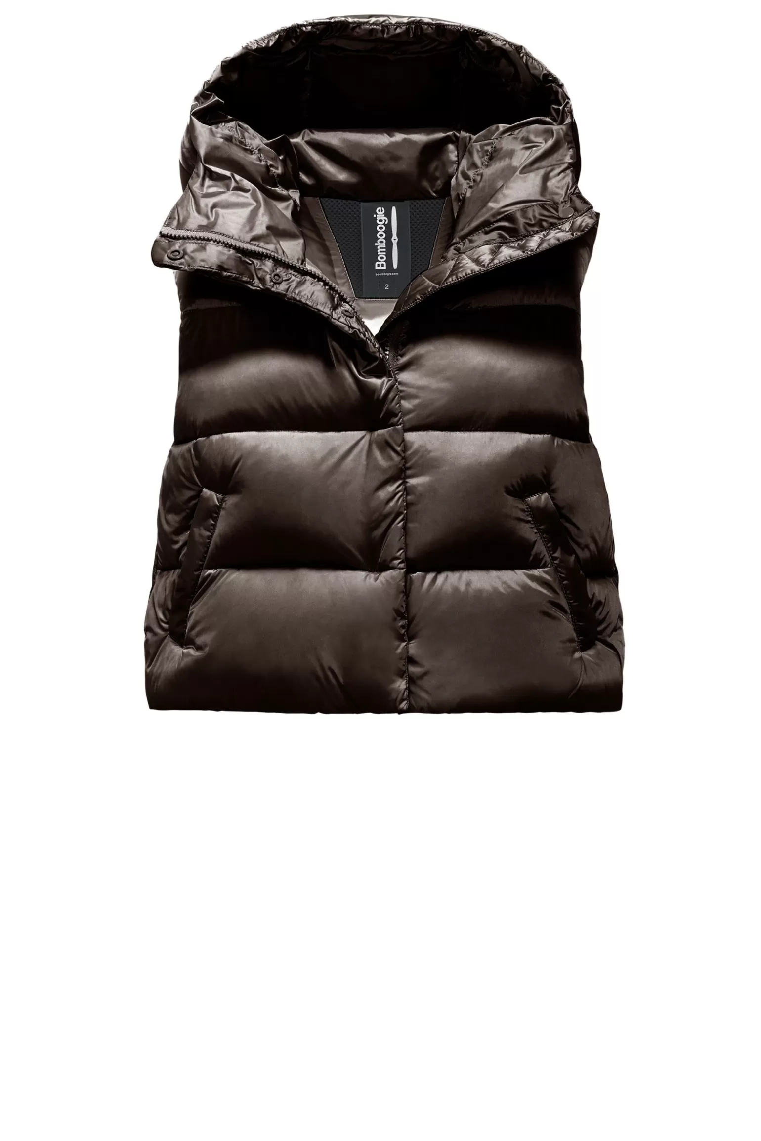 Donna Bomboogie Ottawa Vest - Piumino Corto Smanicato In Nylon Bright