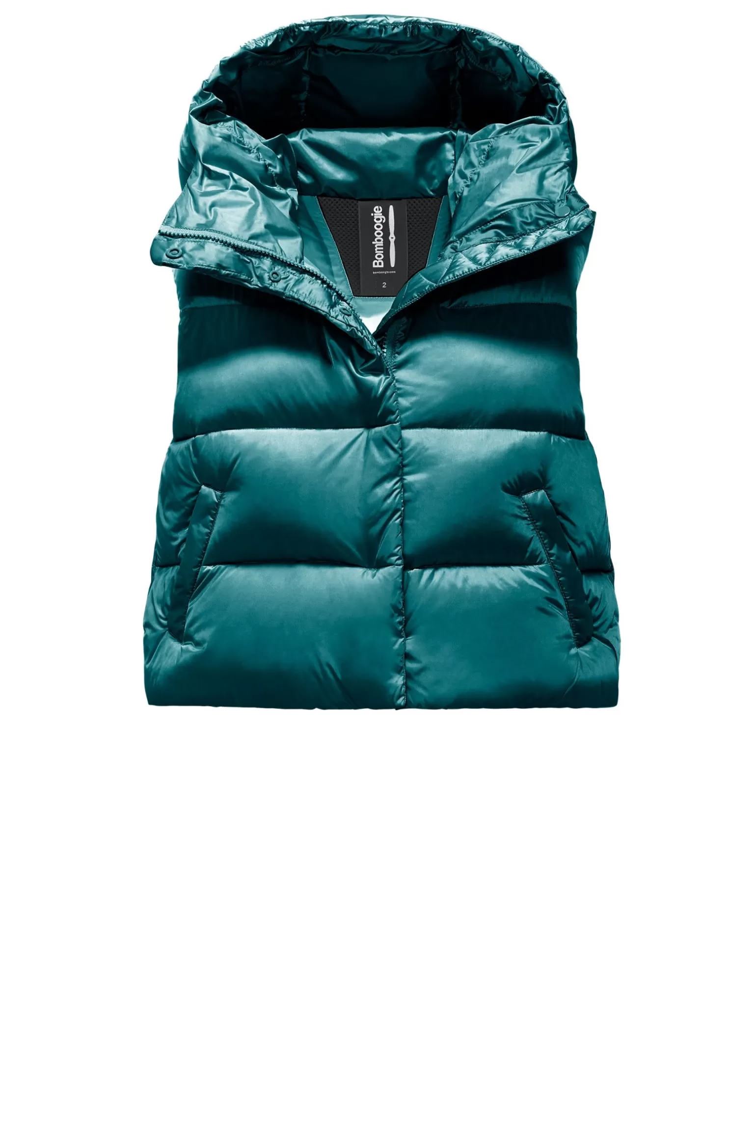 Donna Bomboogie Ottawa Vest - Piumino Corto Smanicato In Nylon Bright