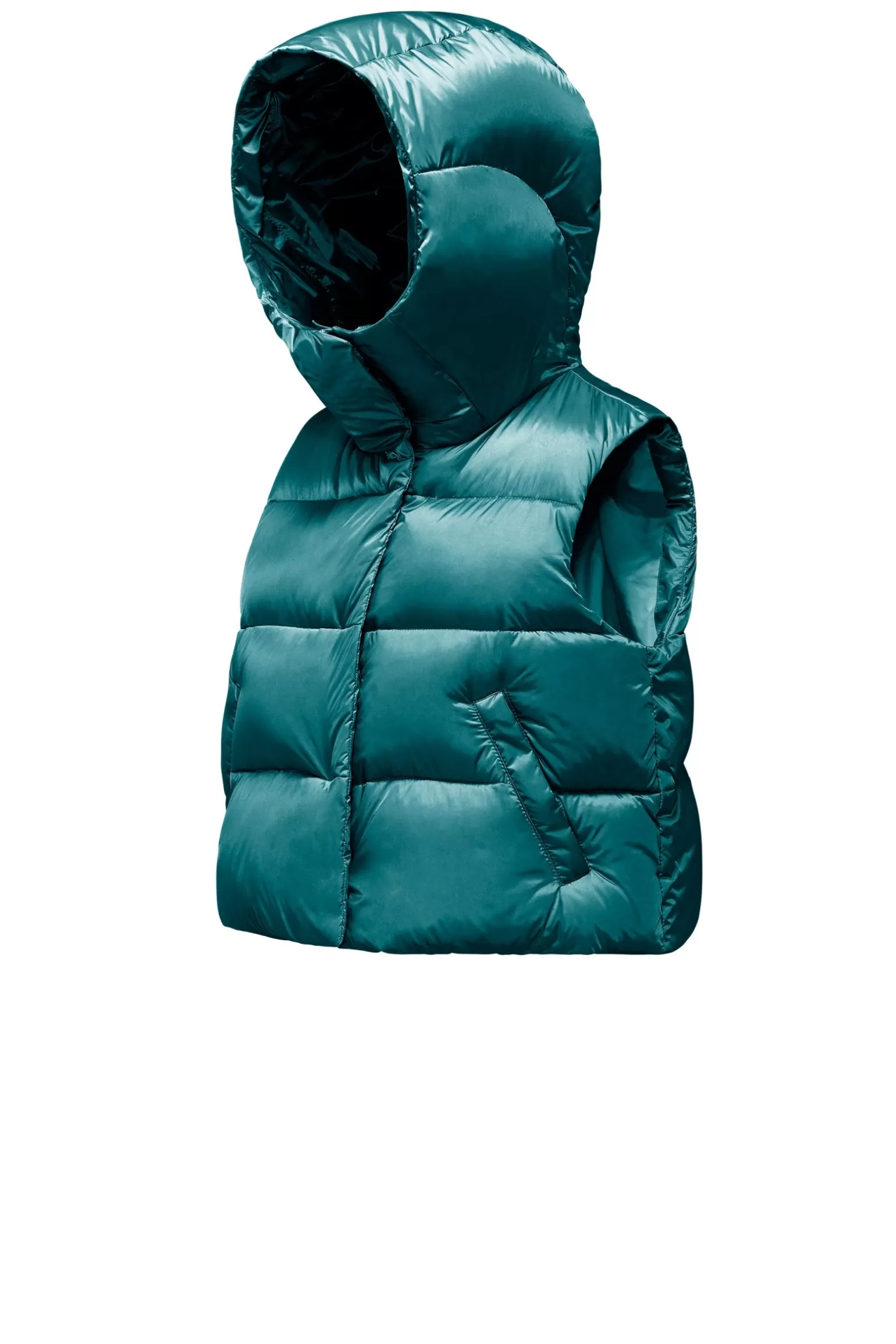 Donna Bomboogie Ottawa Vest - Piumino Corto Smanicato In Nylon Bright