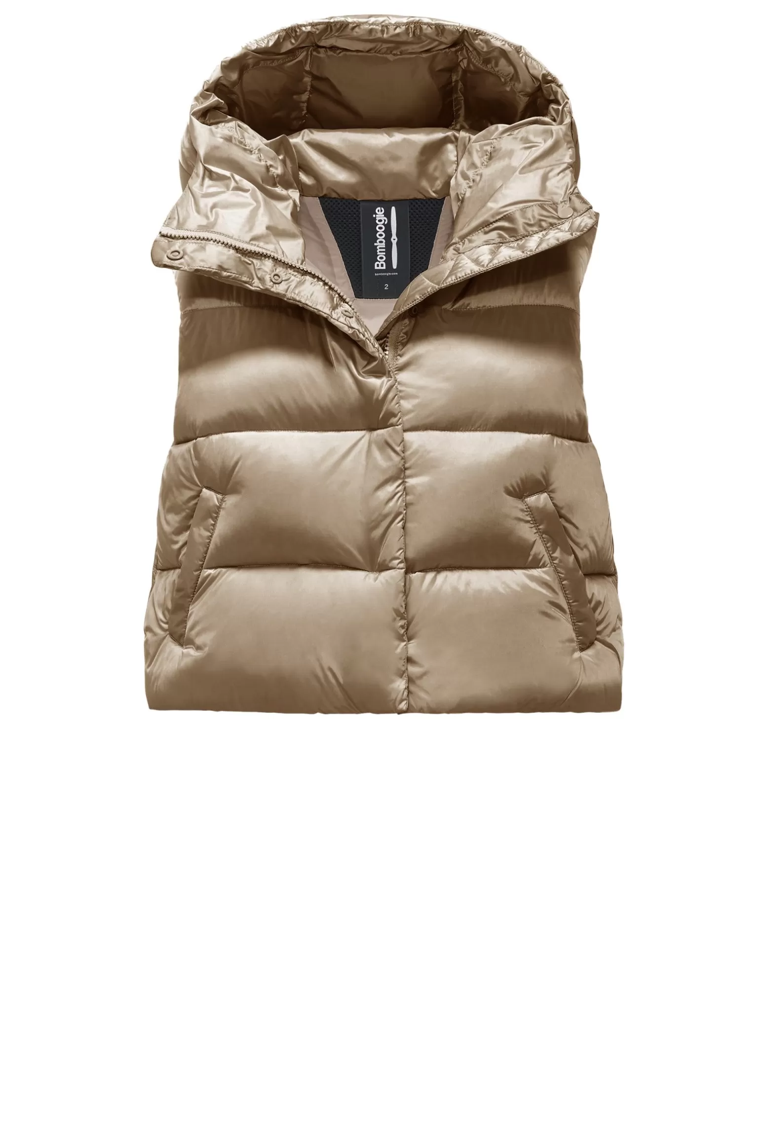 Donna Bomboogie Ottawa Vest - Piumino Corto Smanicato In Nylon Bright