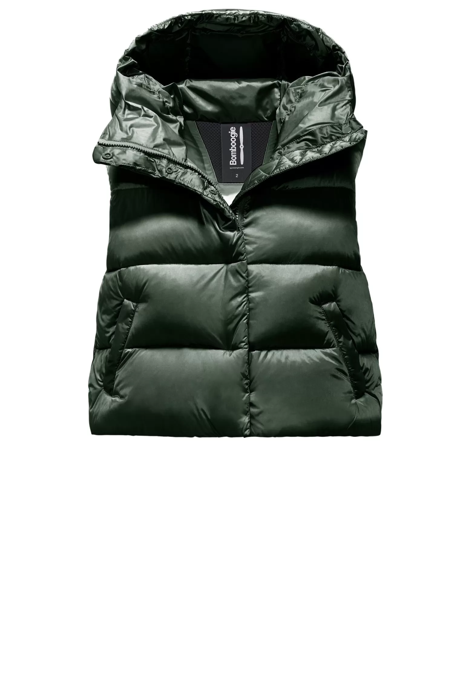 Donna Bomboogie Ottawa Vest - Piumino Corto Smanicato In Nylon Bright