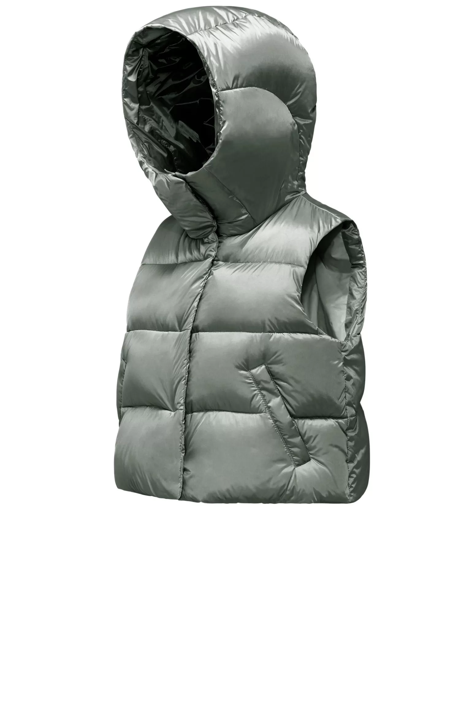 Donna Bomboogie Ottawa Vest - Piumino Corto Smanicato In Nylon Bright