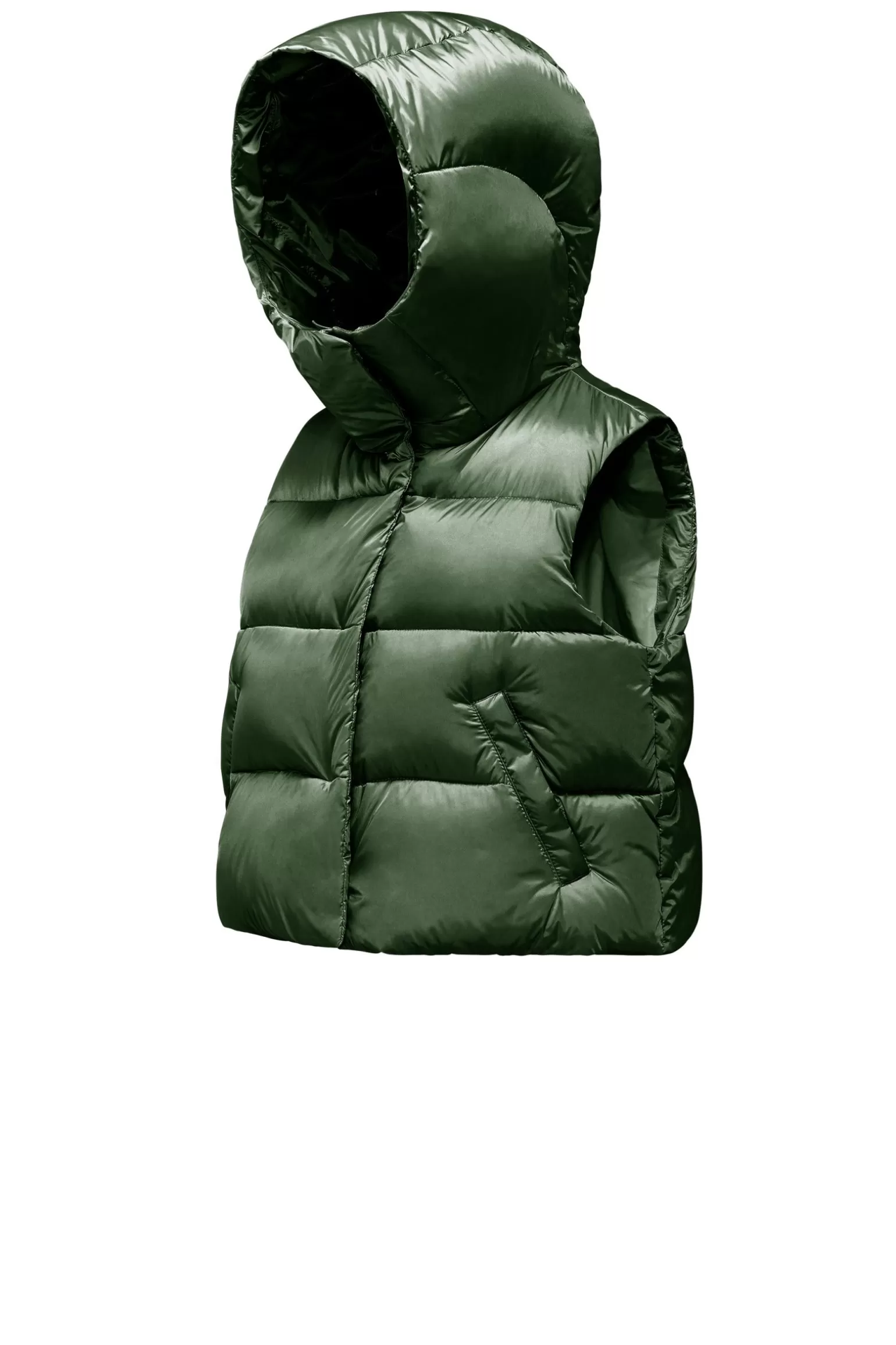 Donna Bomboogie Ottawa Vest - Piumino Corto Smanicato In Nylon Bright