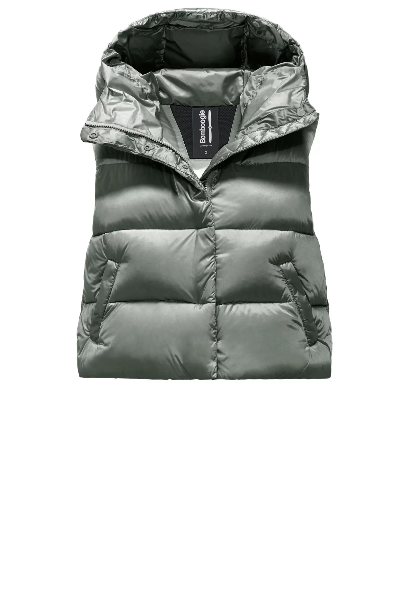 Donna Bomboogie Ottawa Vest - Piumino Corto Smanicato In Nylon Bright