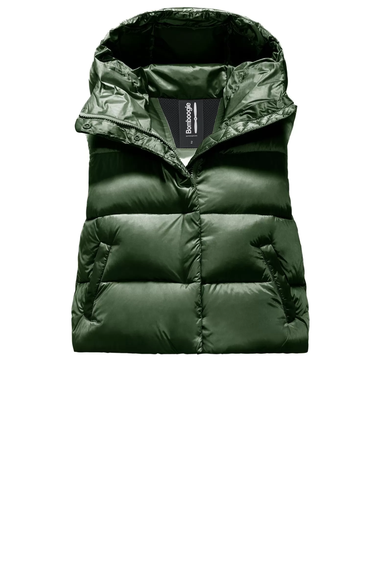 Donna Bomboogie Ottawa Vest - Piumino Corto Smanicato In Nylon Bright