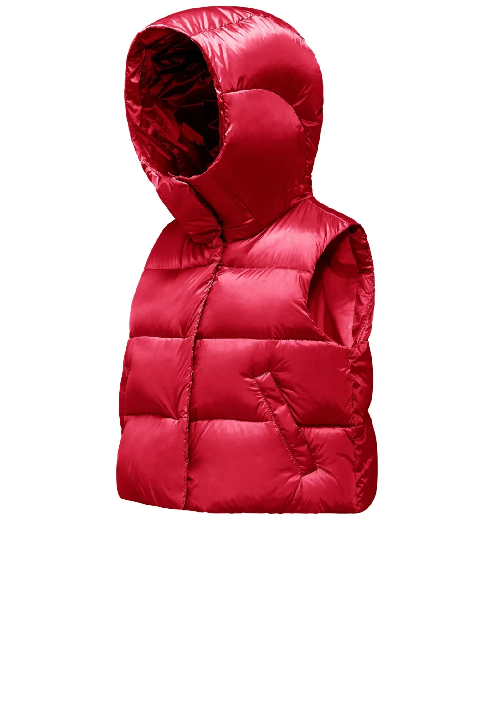 Donna Bomboogie Ottawa Vest - Piumino Corto Smanicato In Nylon Bright