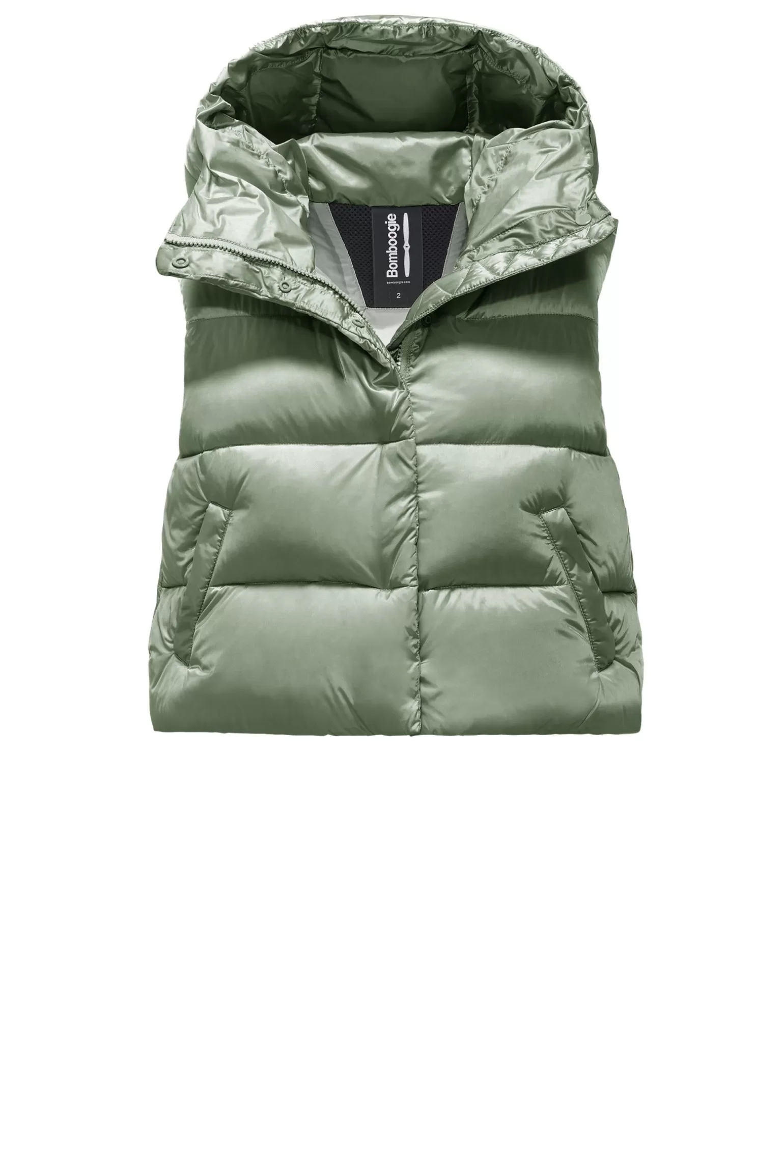 Donna Bomboogie Ottawa Vest - Piumino Corto Smanicato In Nylon Bright