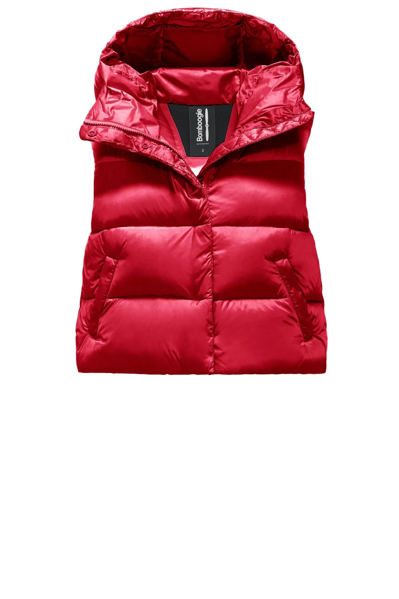 Donna Bomboogie Ottawa Vest - Piumino Corto Smanicato In Nylon Bright