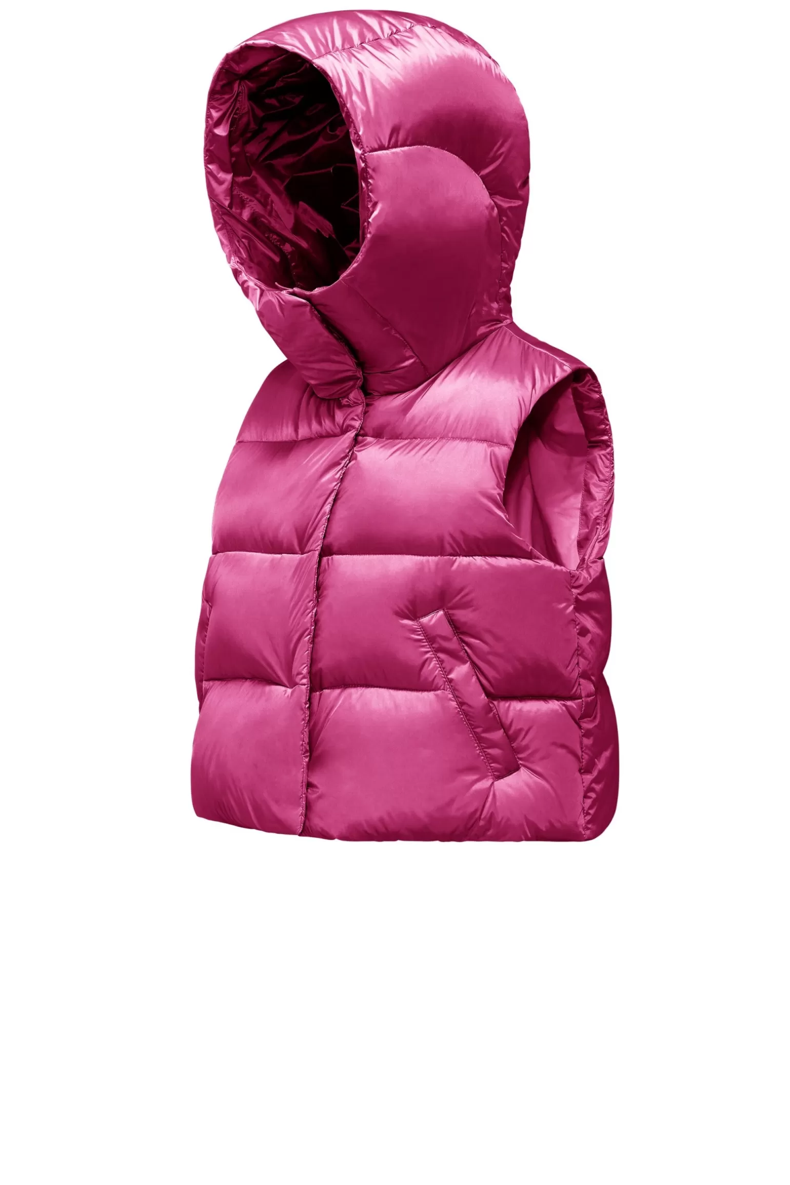 Donna Bomboogie Ottawa Vest - Piumino Corto Smanicato In Nylon Bright
