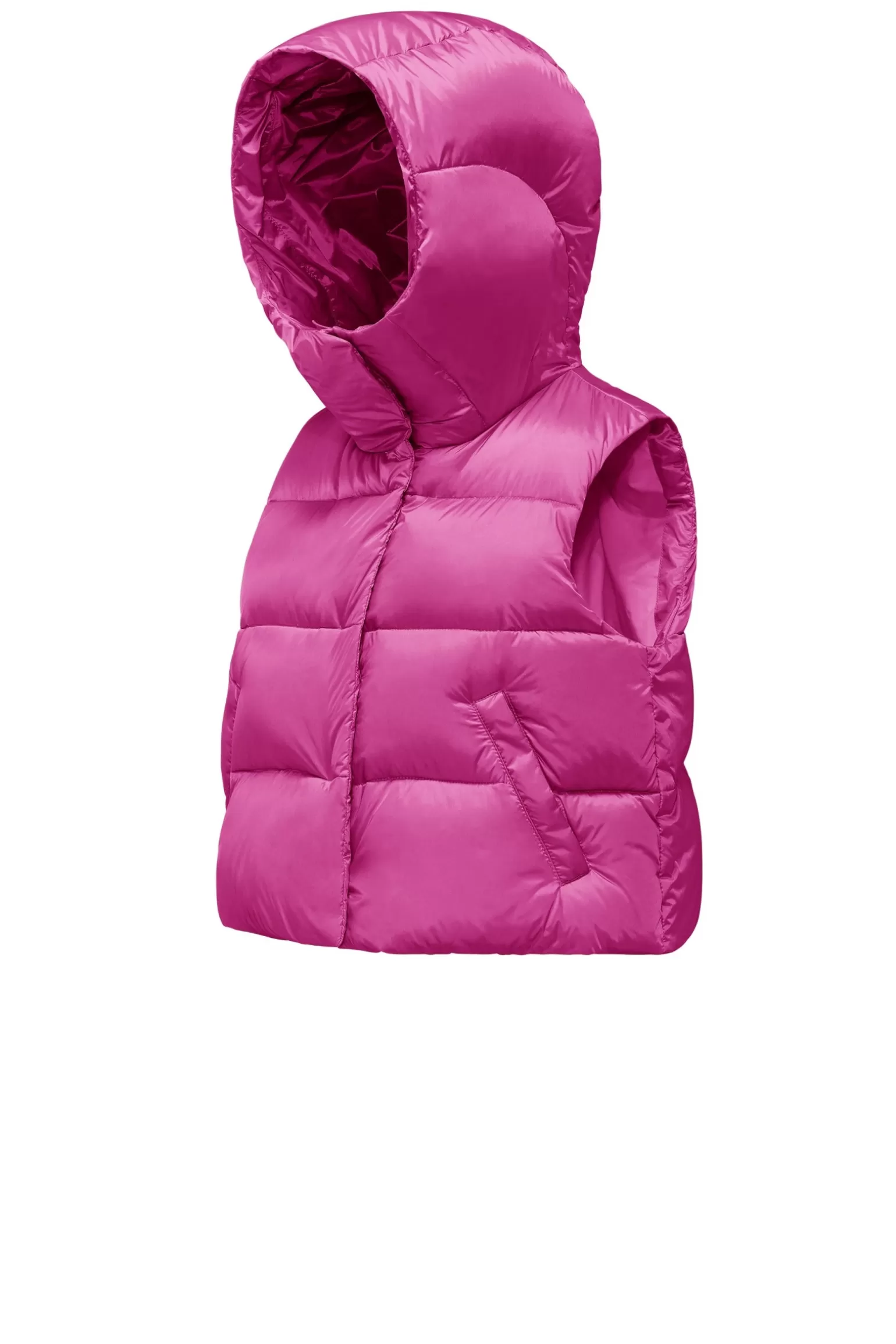 Donna Bomboogie Ottawa Vest - Piumino Corto Smanicato In Nylon Bright