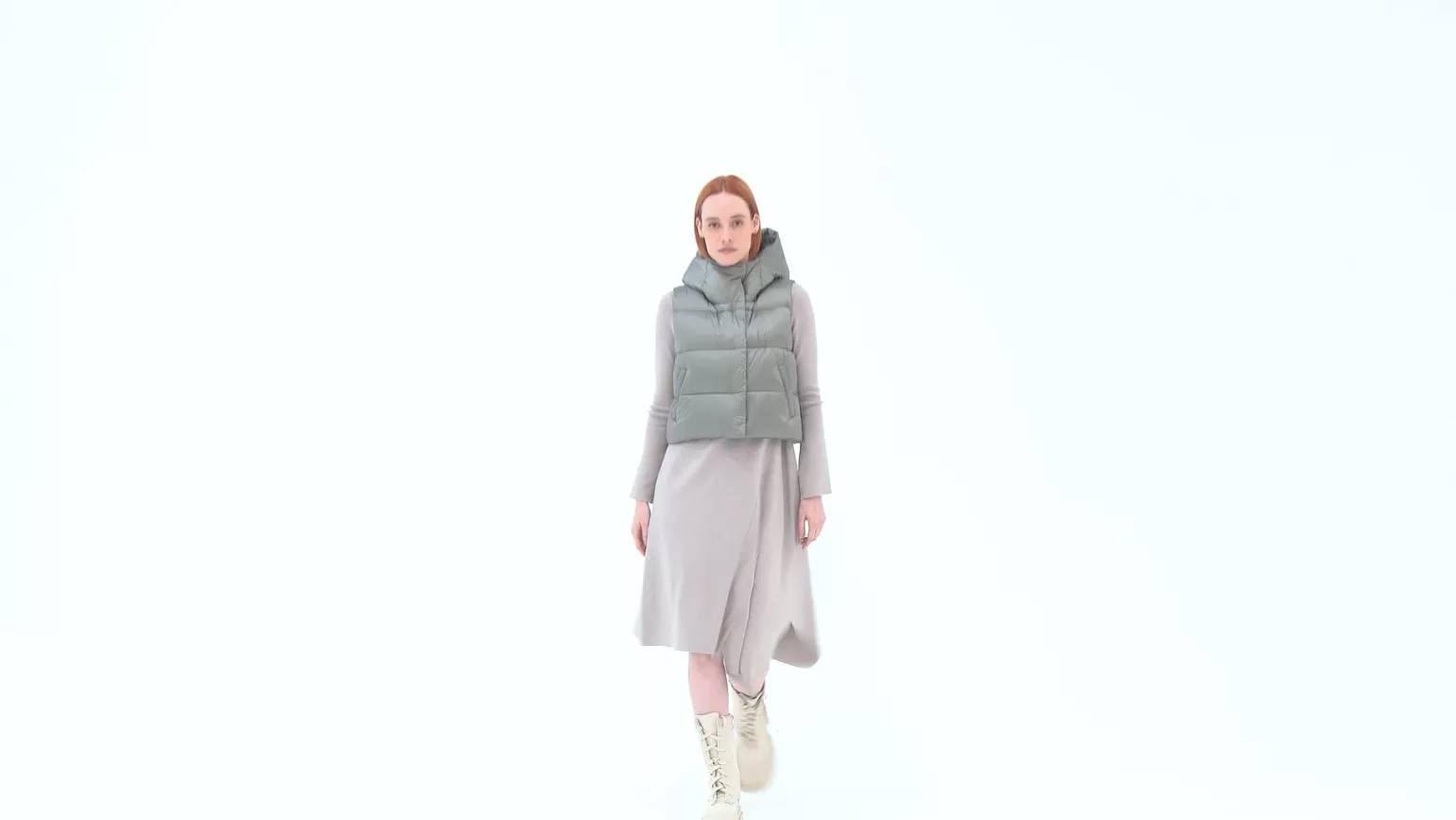 Donna Bomboogie Ottawa Vest - Piumino Corto Smanicato In Nylon Bright