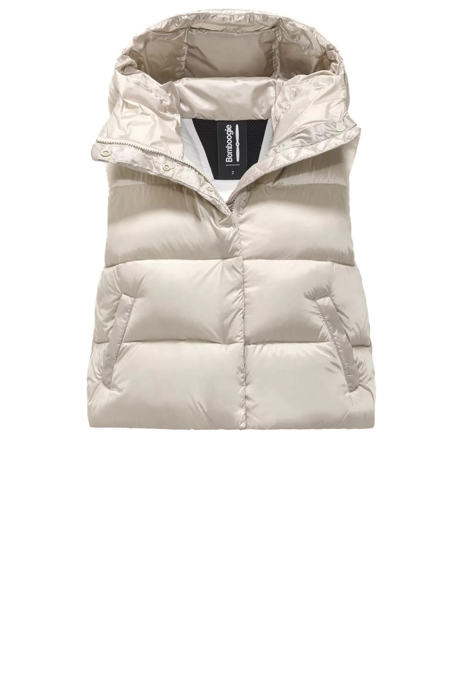 Donna Bomboogie Ottawa Vest - Piumino Corto Smanicato In Nylon Bright