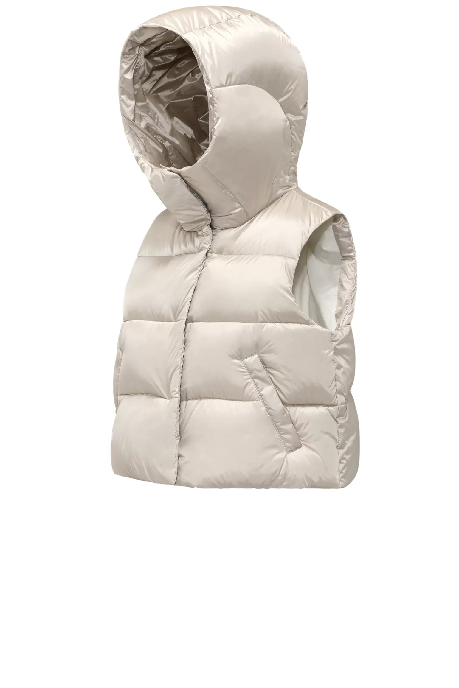 Donna Bomboogie Ottawa Vest - Piumino Corto Smanicato In Nylon Bright