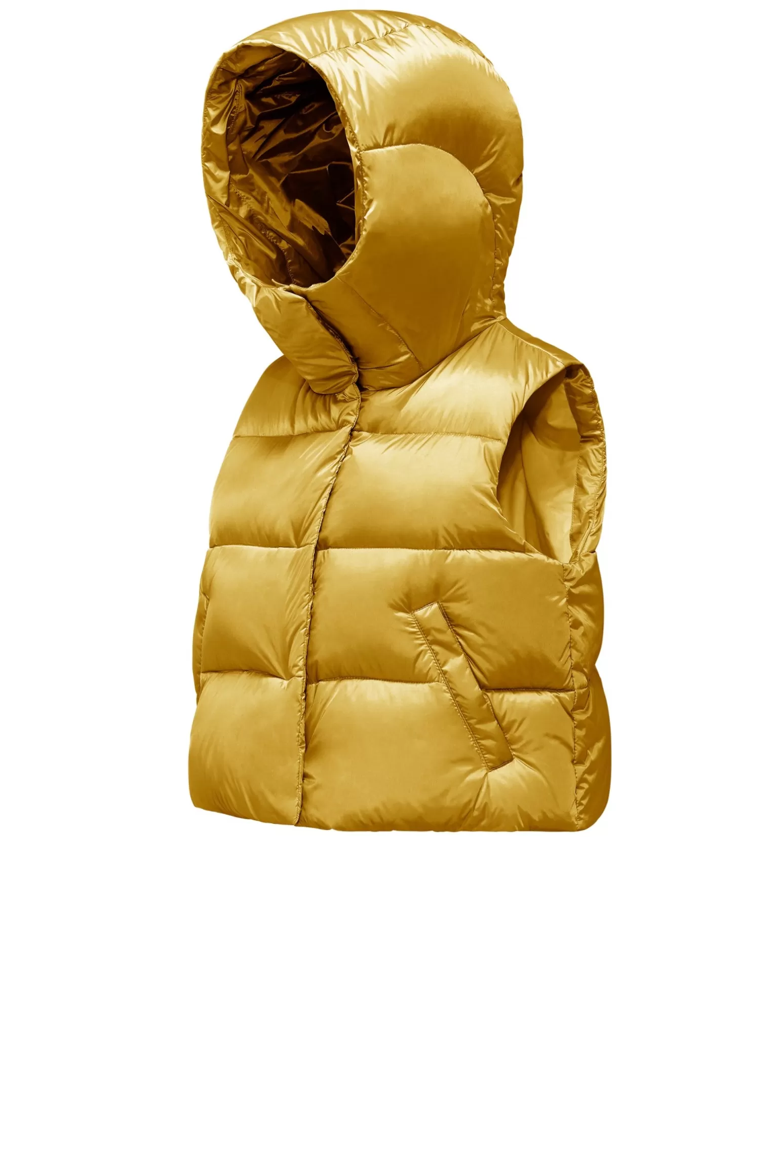 Donna Bomboogie Ottawa Vest - Piumino Corto Smanicato In Nylon Bright