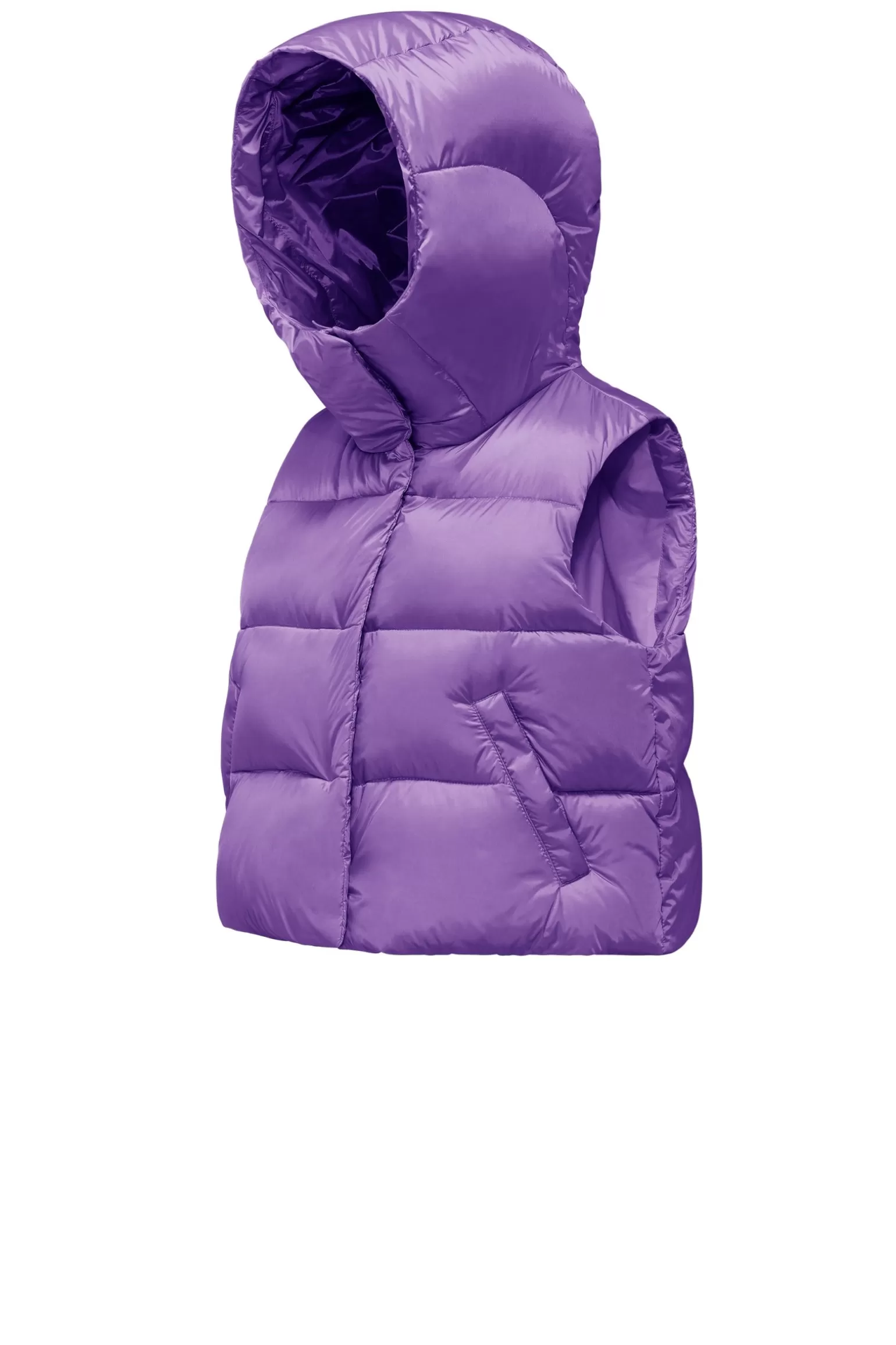 Donna Bomboogie Ottawa Vest - Piumino Corto Smanicato In Nylon Bright