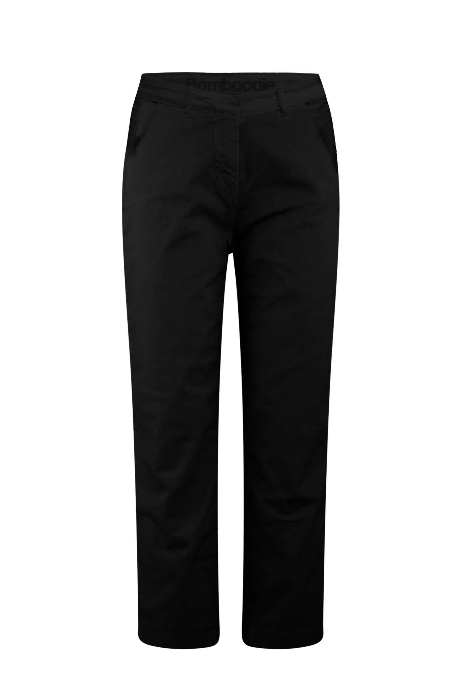 Donna Bomboogie Pantaloni Chino In Raso Di Cotone Stretch Pesante