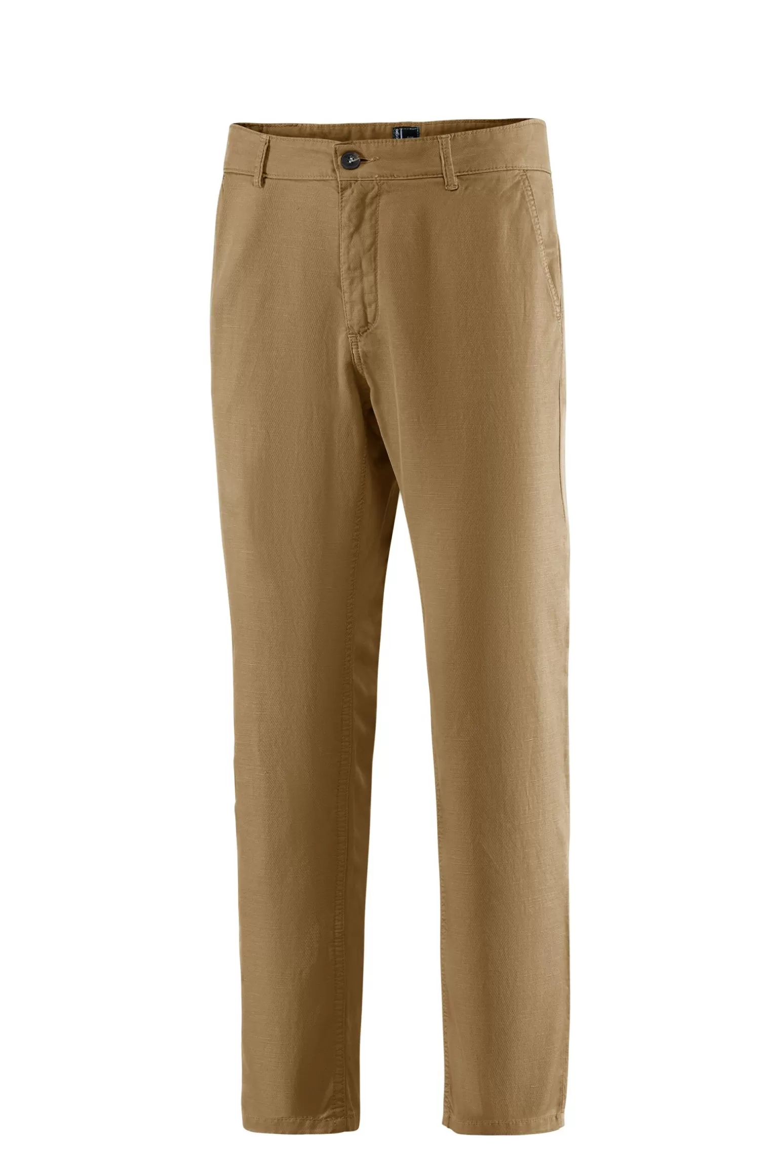 Uomo Bomboogie Pantaloni Chino Lino Misto Cotone