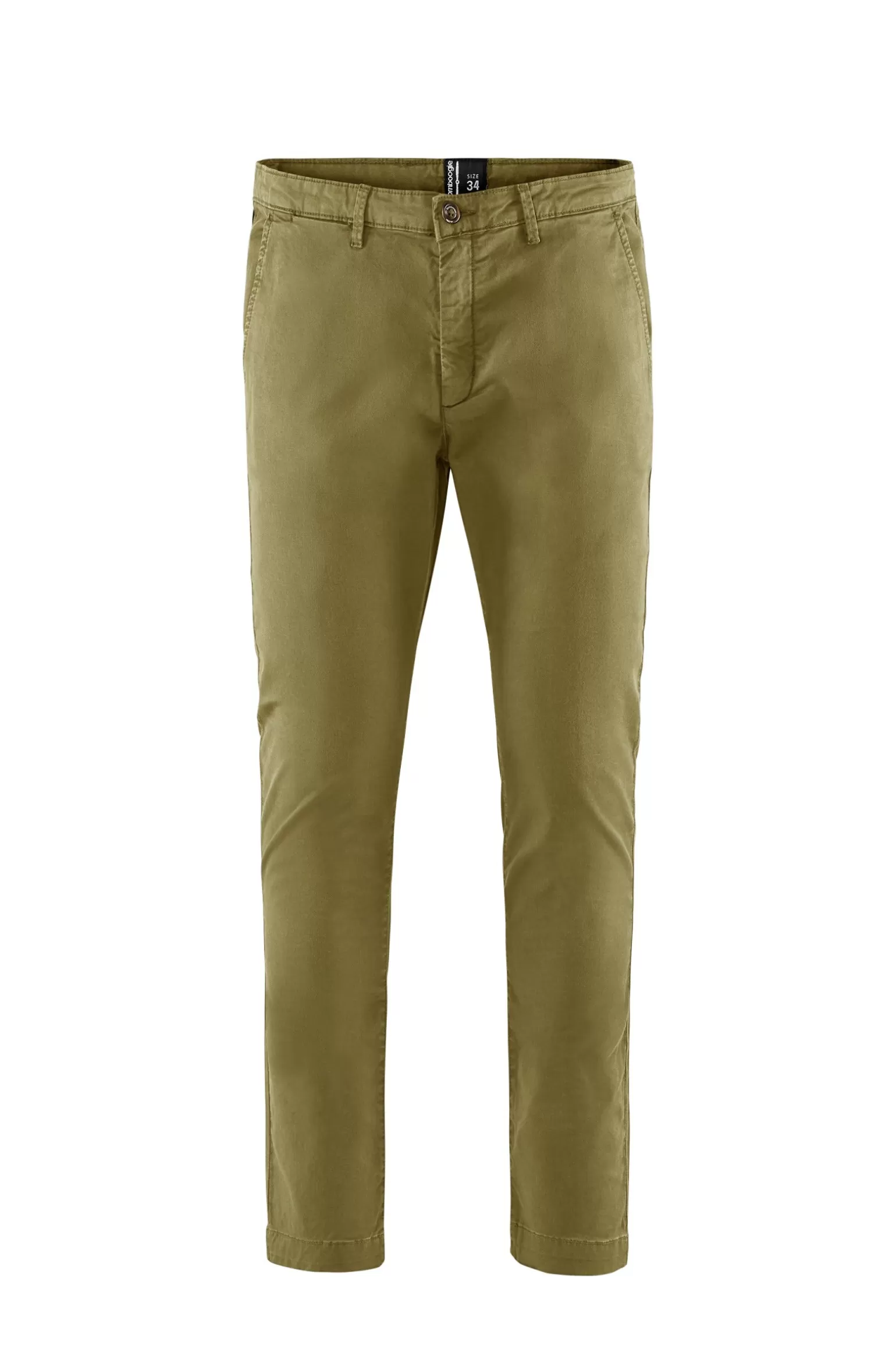 Uomo Bomboogie Pantaloni Chino Slim Fit In Gabardina