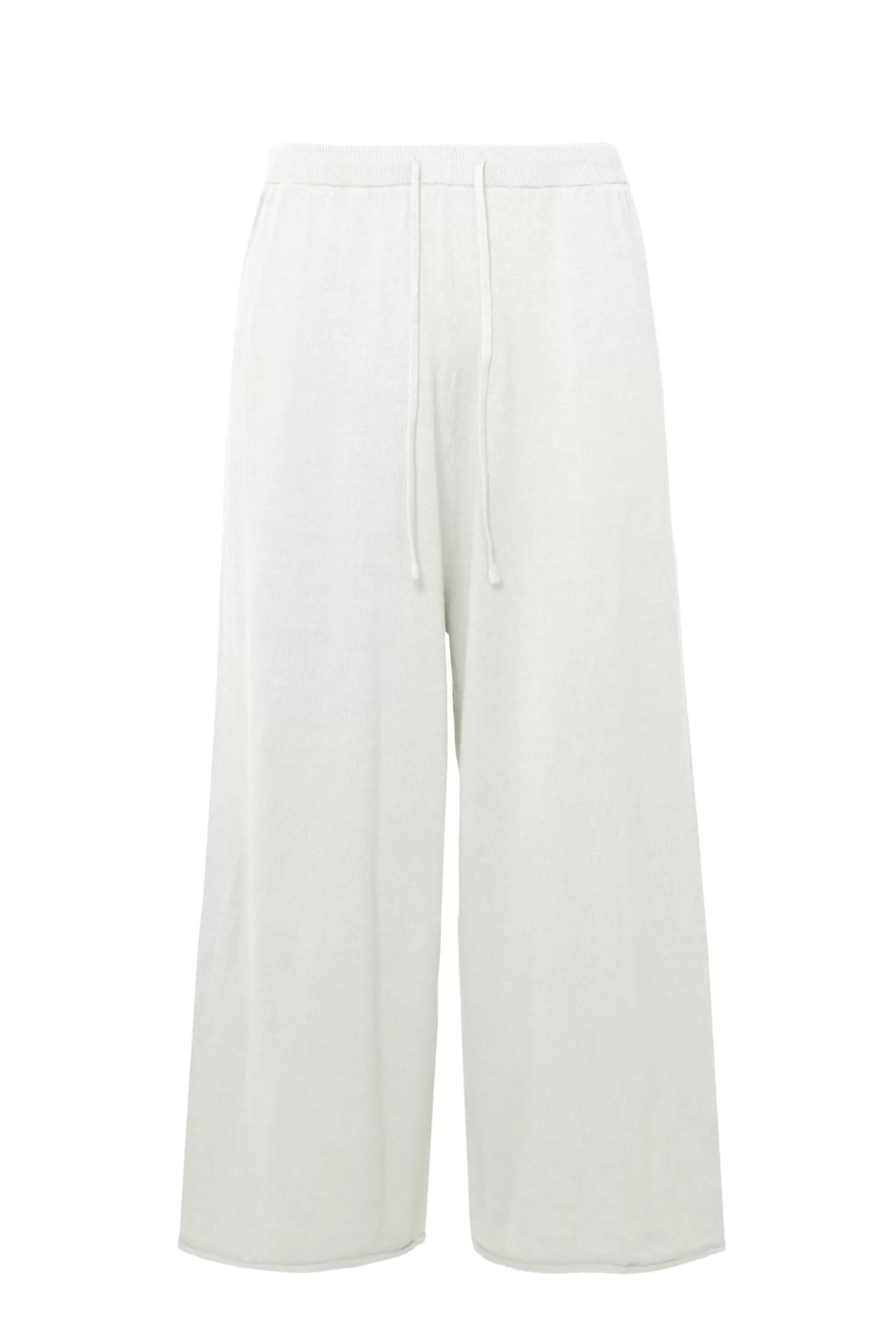 Donna Bomboogie Pantaloni Con Coulisse In Jersey Di Cotone Misto Lino