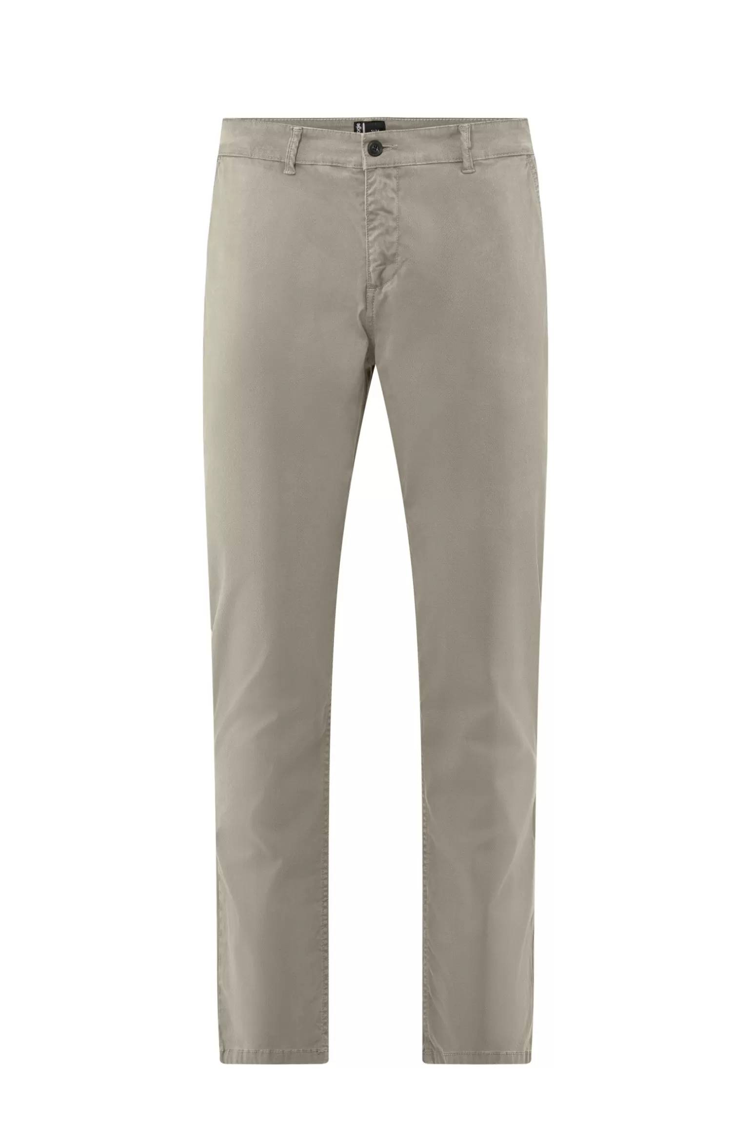 Uomo Bomboogie Pantaloni Spy Slim Fit In Raso Di Cotone Stretch