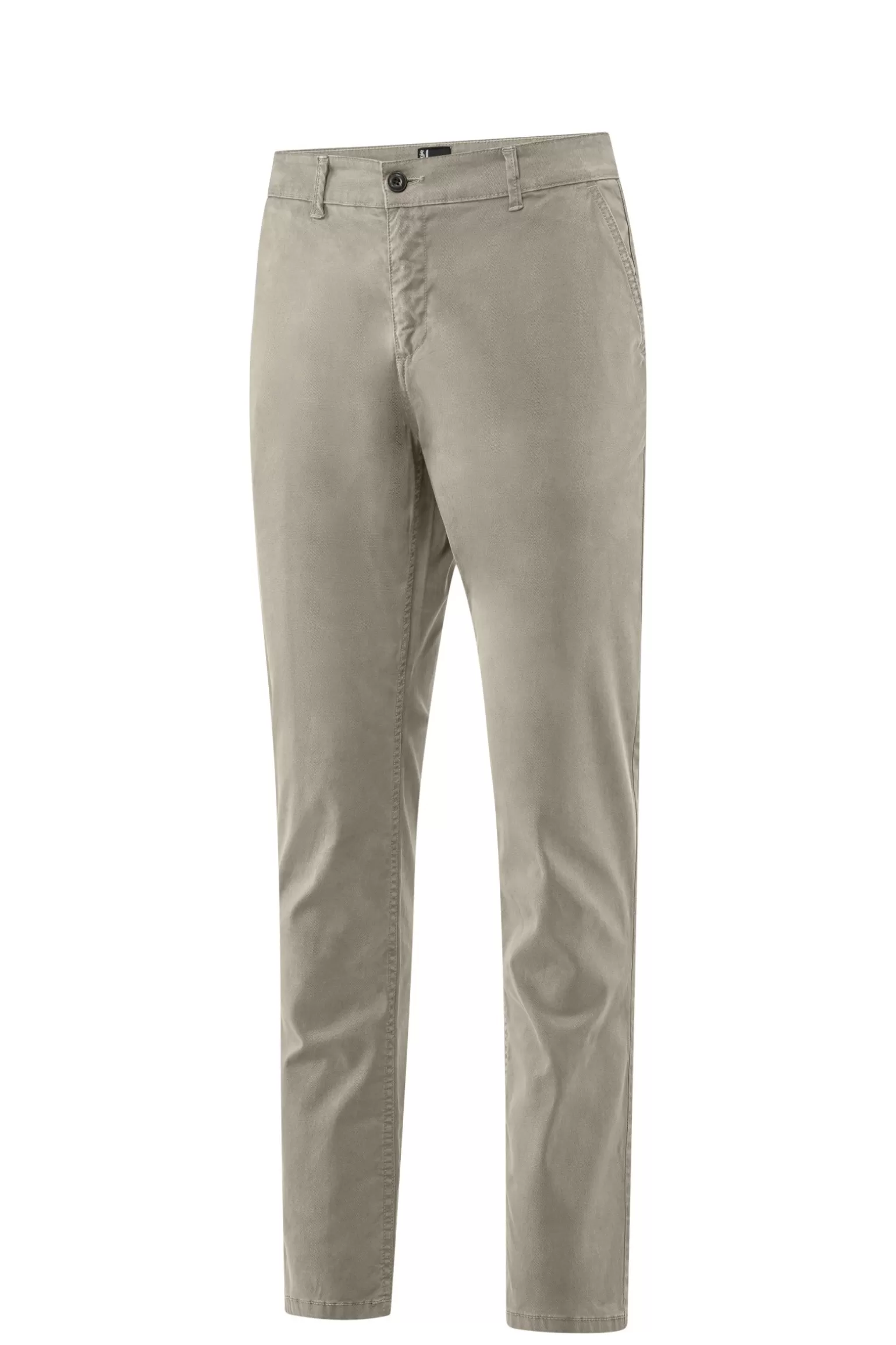 Uomo Bomboogie Pantaloni Spy Slim Fit In Raso Di Cotone Stretch