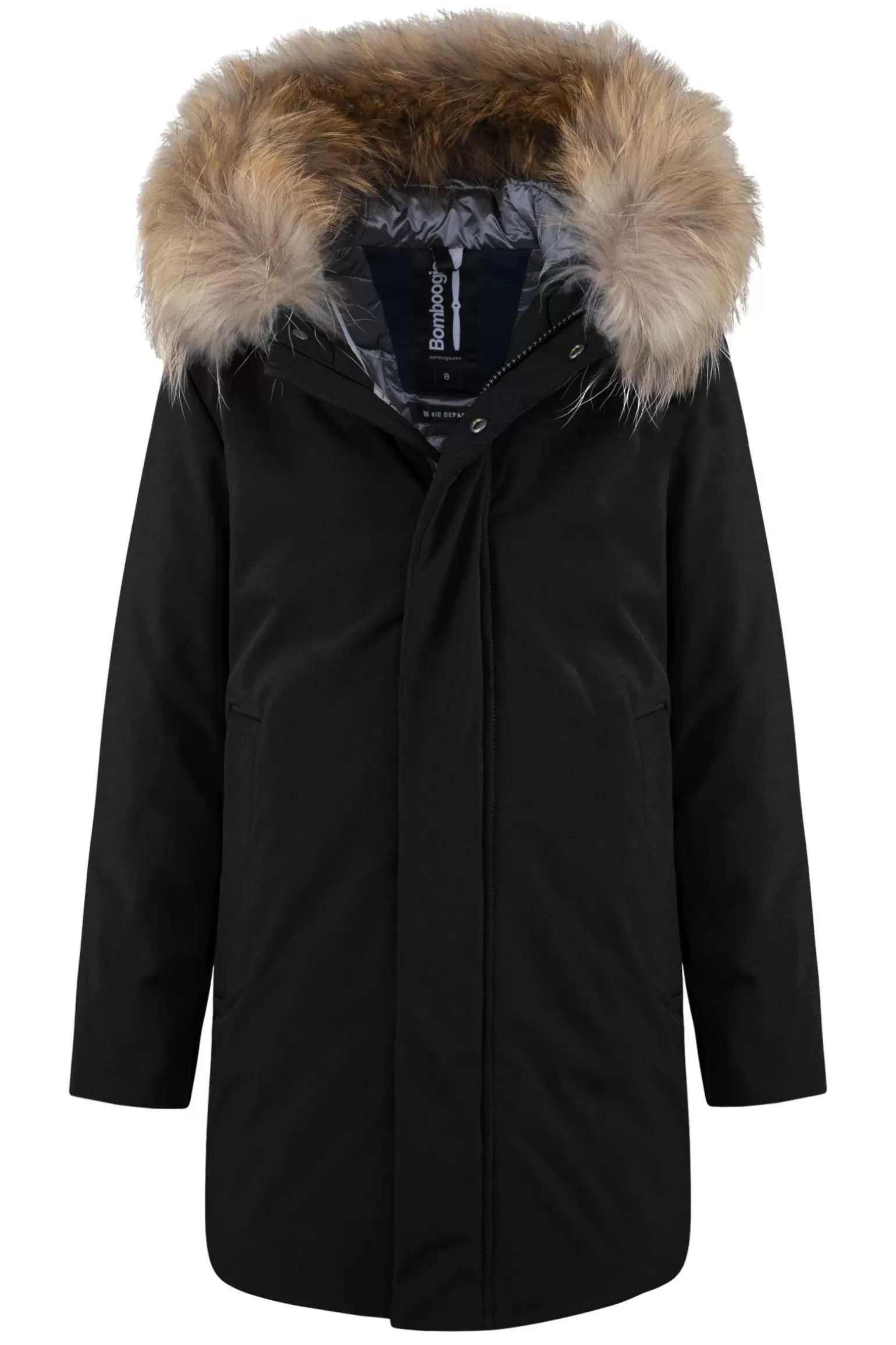 Bambino Bomboogie Parka Bambino Cappuccio Con Pelo