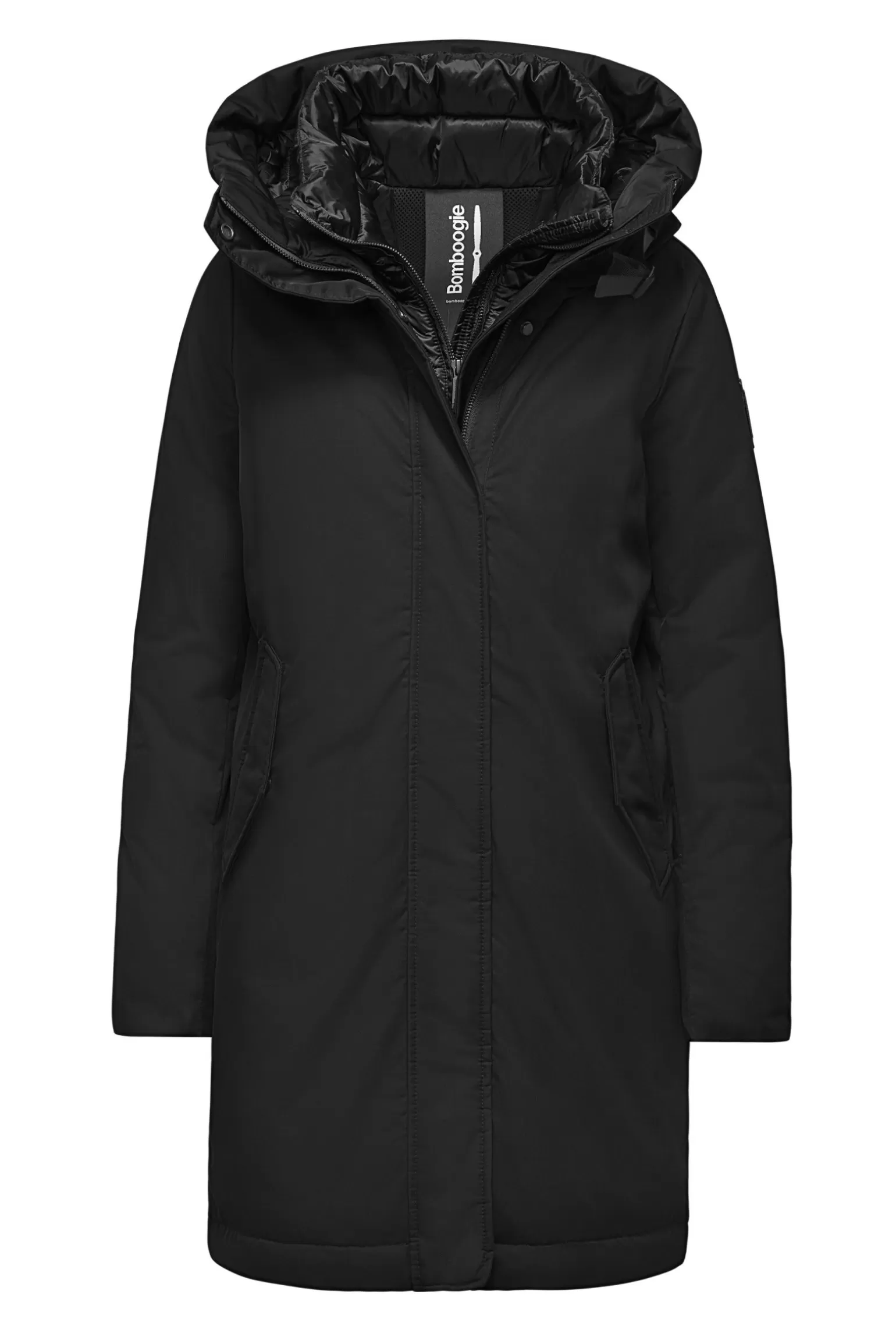 Donna Bomboogie Parka Con Doppio Collo