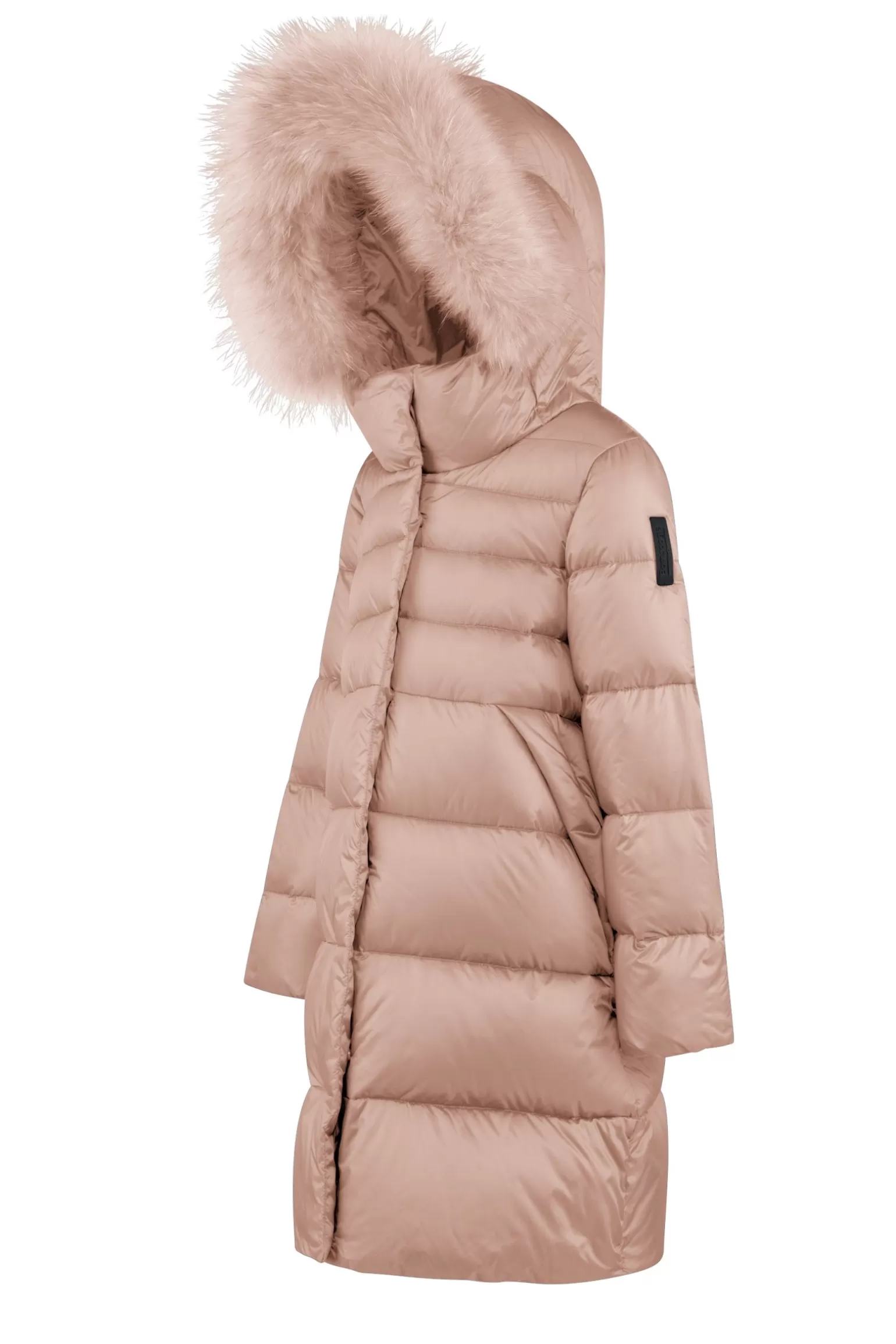 Bambino Bomboogie Piumino Bambina Cappuccio Con Bordo In Pelo Colorato
