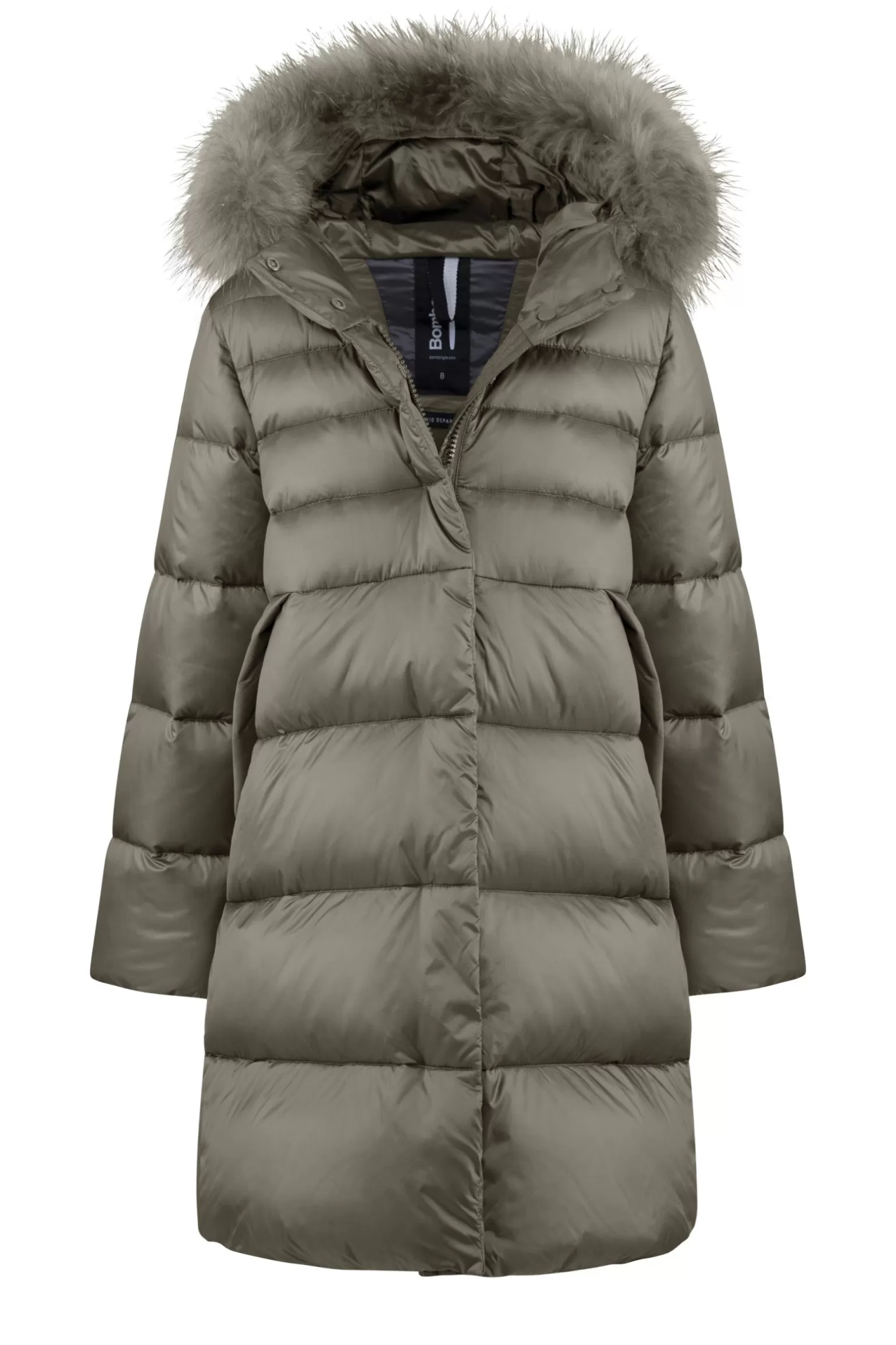 Bambino Bomboogie Piumino Bambina Cappuccio Con Bordo In Pelo Colorato