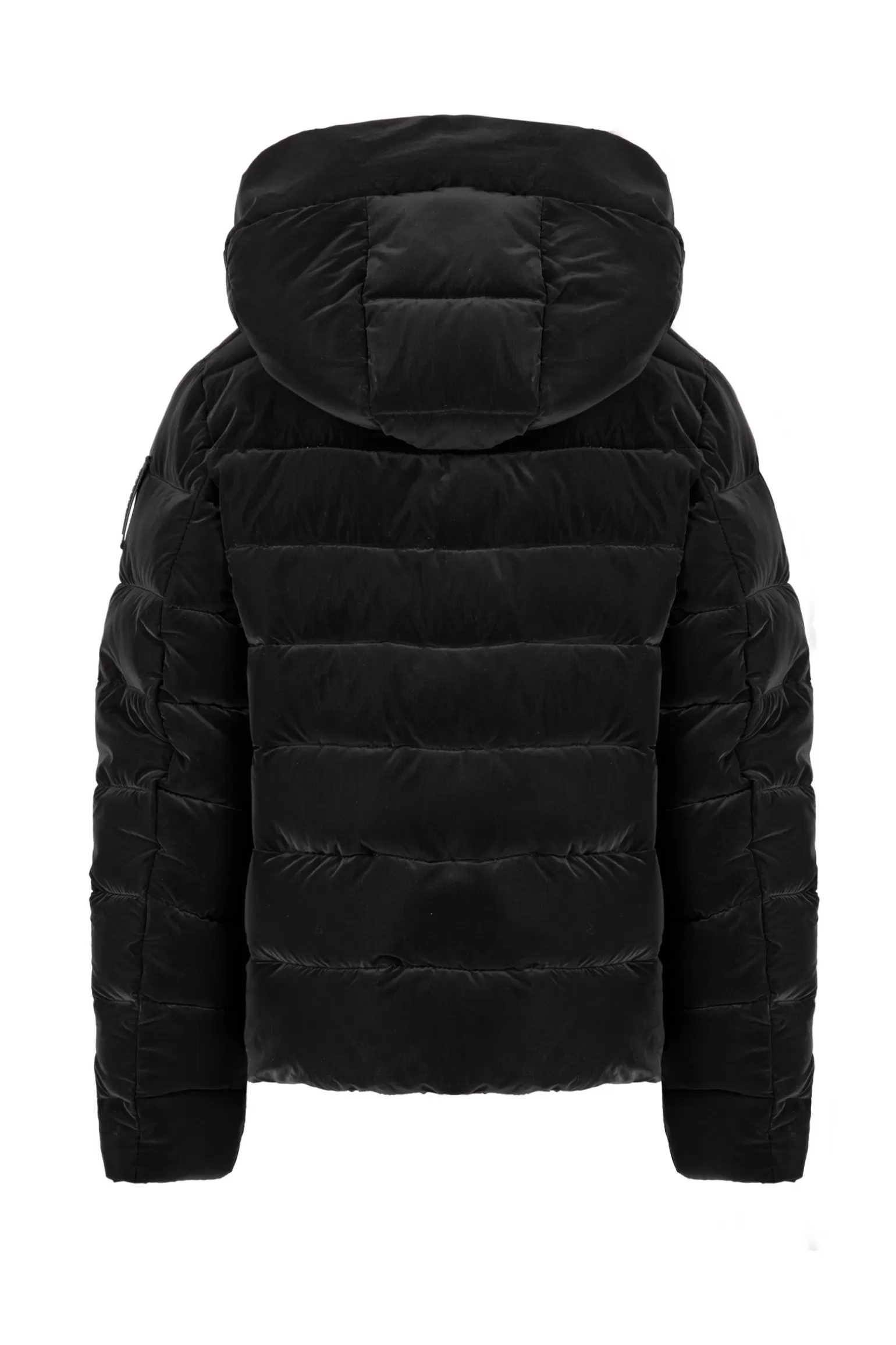 Bambino Bomboogie Piumino Corto Bambina In Nylon Effetto Velluto