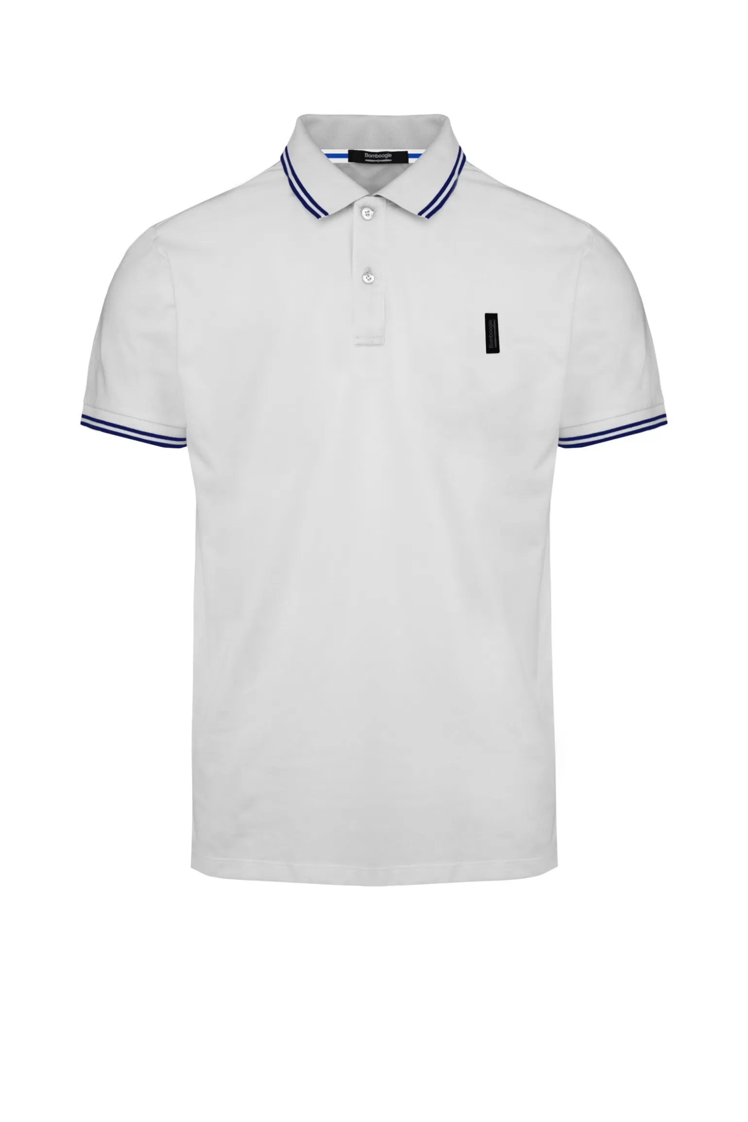 Uomo Bomboogie Polo A Manica Corta In Cotone Piquet