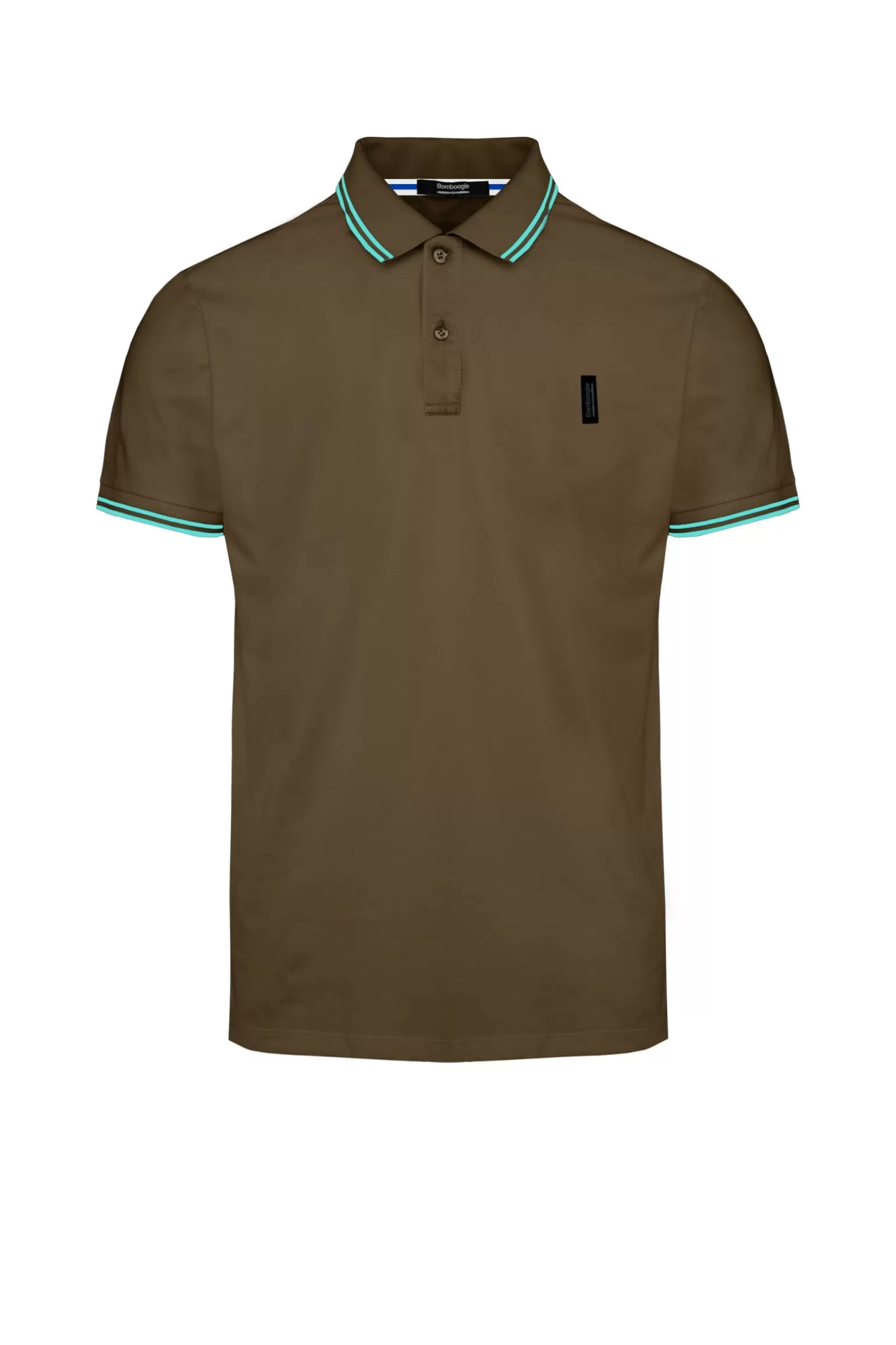 Uomo Bomboogie Polo A Manica Corta In Cotone Piquet
