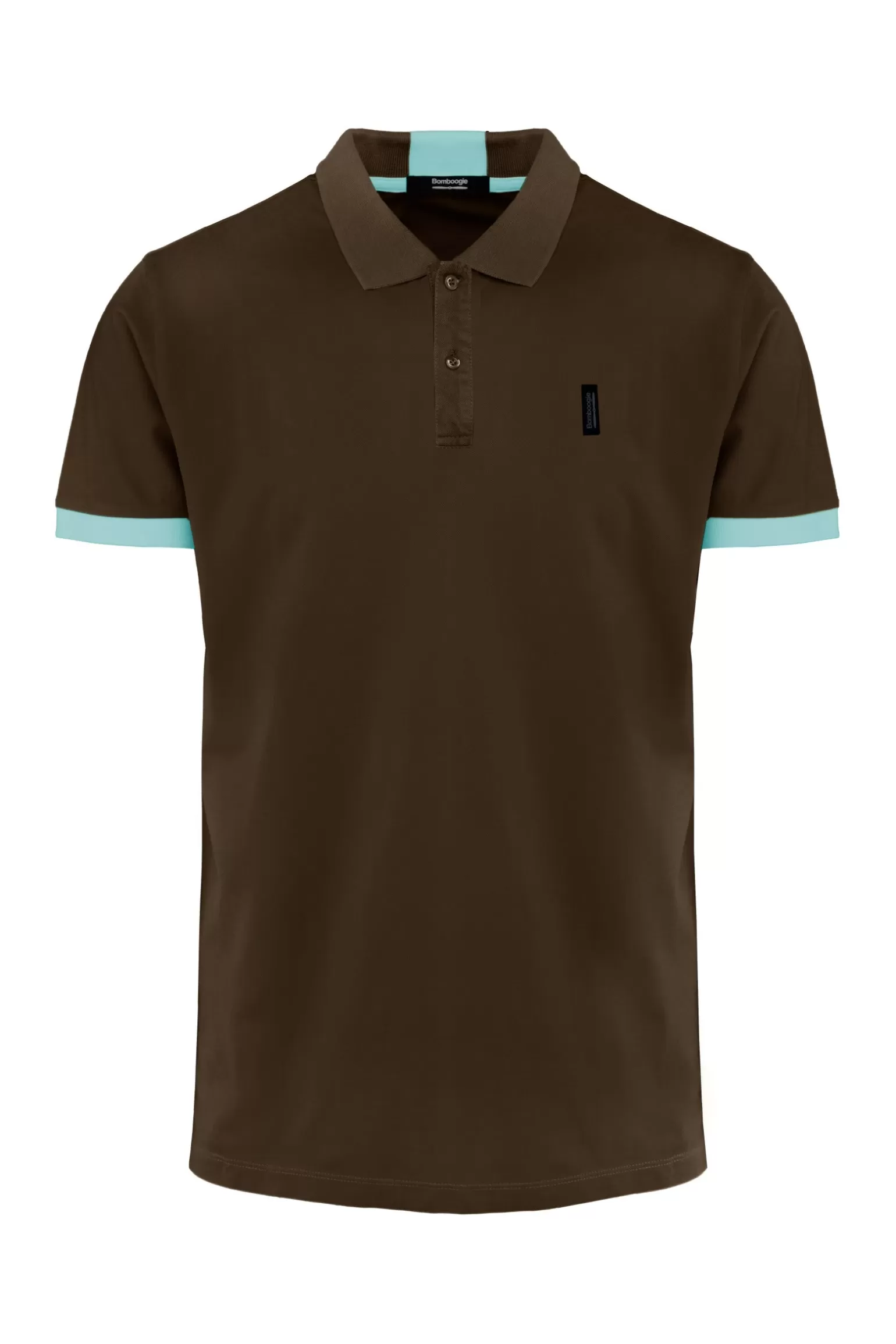 Uomo Bomboogie Polo A Manica Corta In Cotone Piquet