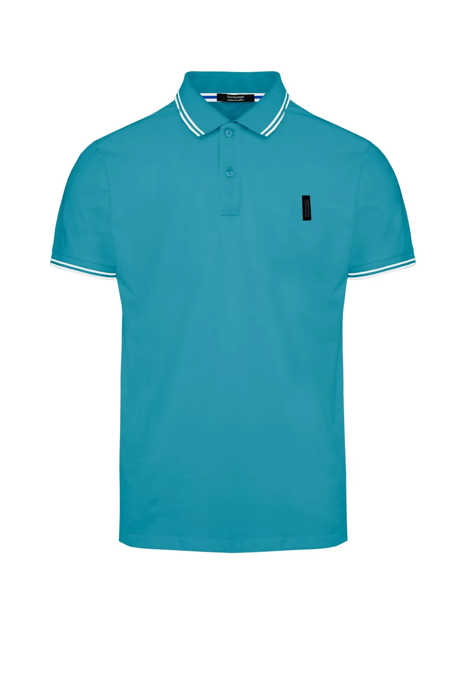 Uomo Bomboogie Polo A Manica Corta In Cotone Piquet