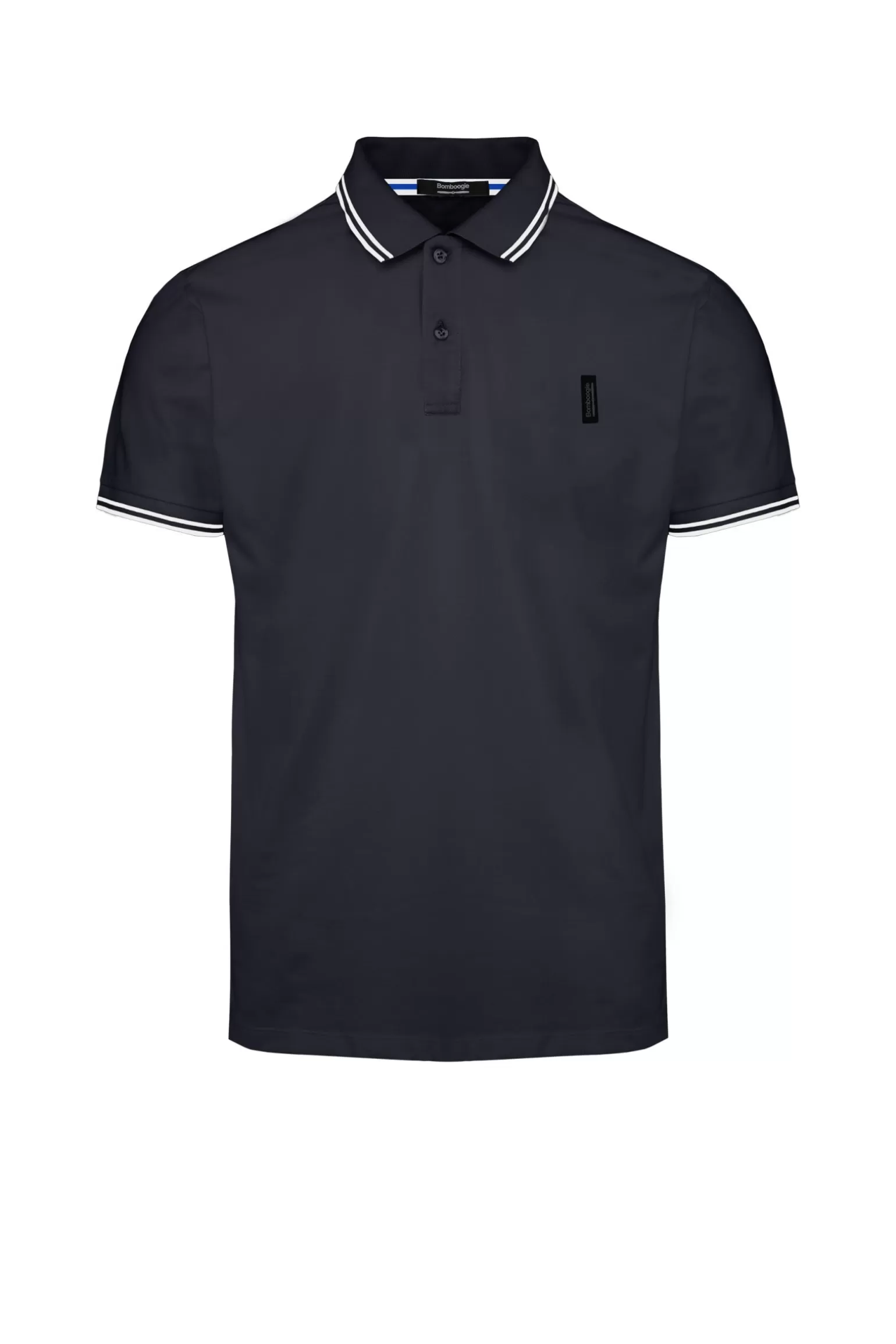 Uomo Bomboogie Polo A Manica Corta In Cotone Piquet