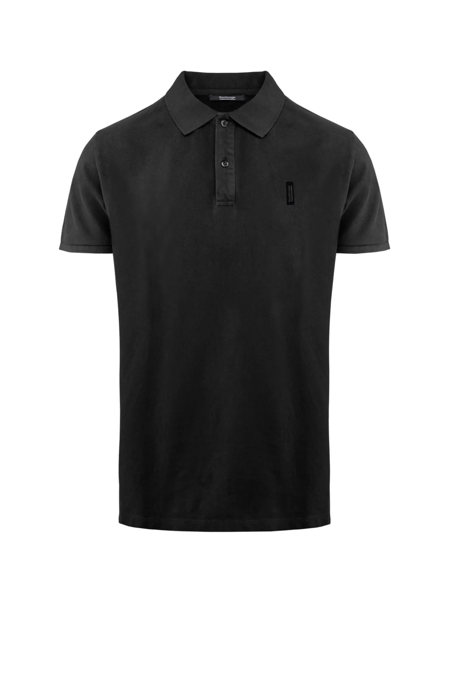 Uomo Bomboogie Polo A Manica Corta In Cotone Piquet Tinto Capo