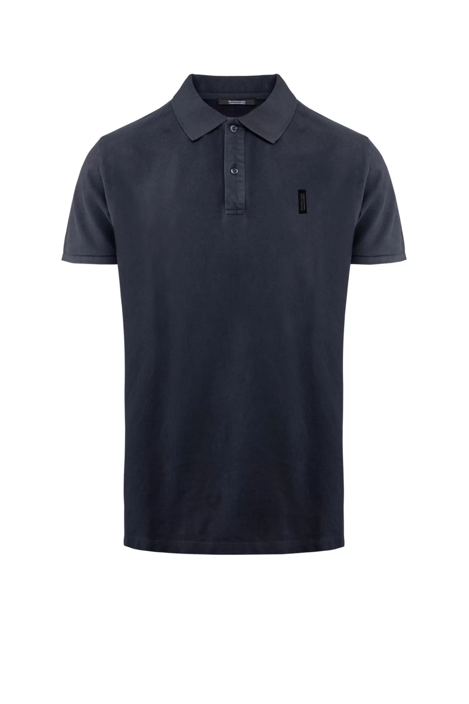 Uomo Bomboogie Polo A Manica Corta In Cotone Piquet Tinto Capo
